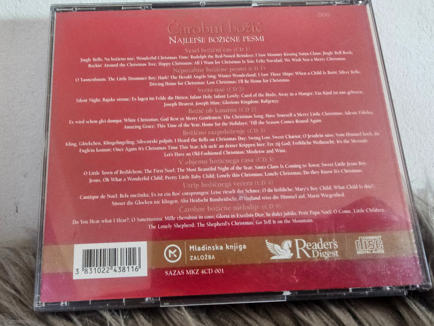 Čarobni Božič  4 cdji Najlepše božične pesmi Readers Digest