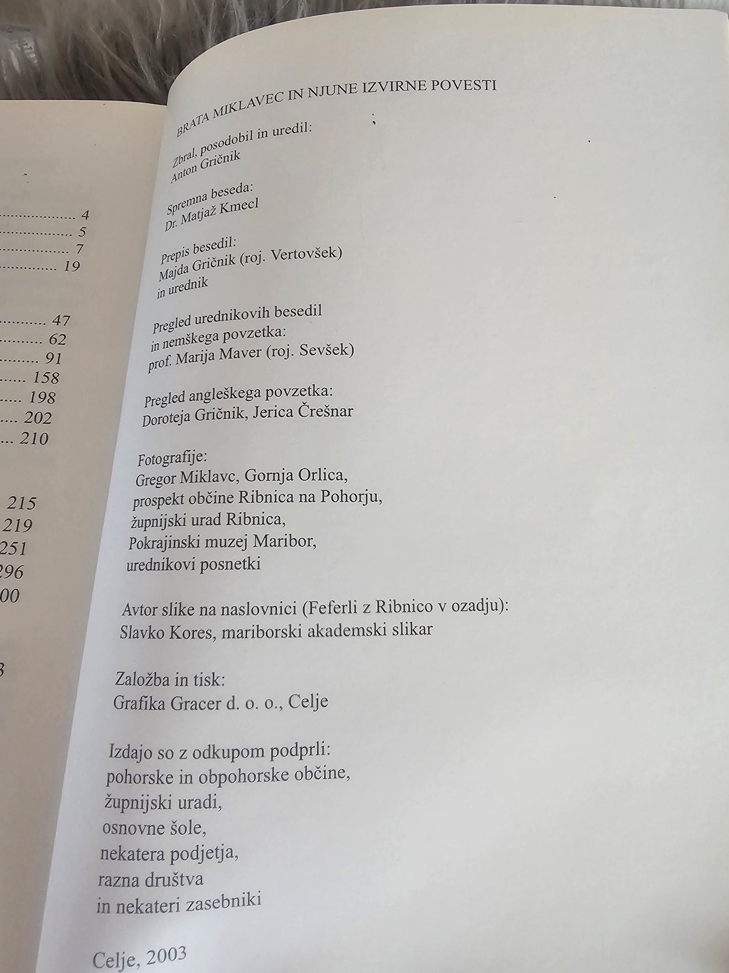 Pohorska beseda samorastnika Anton Gričnik