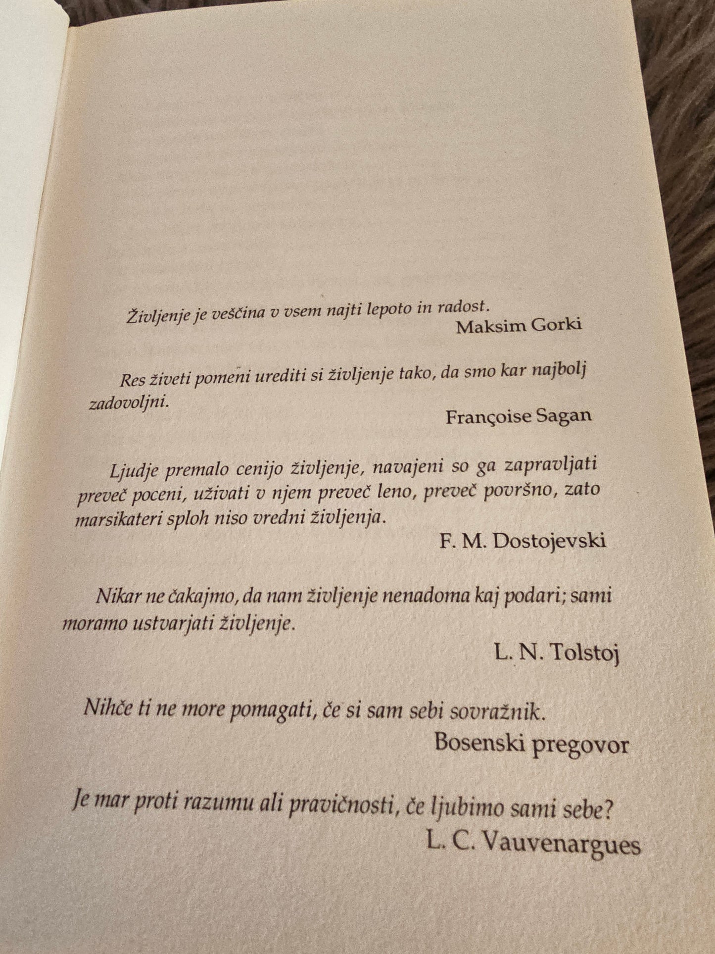 Človek, imej se rad Marijan Košiček