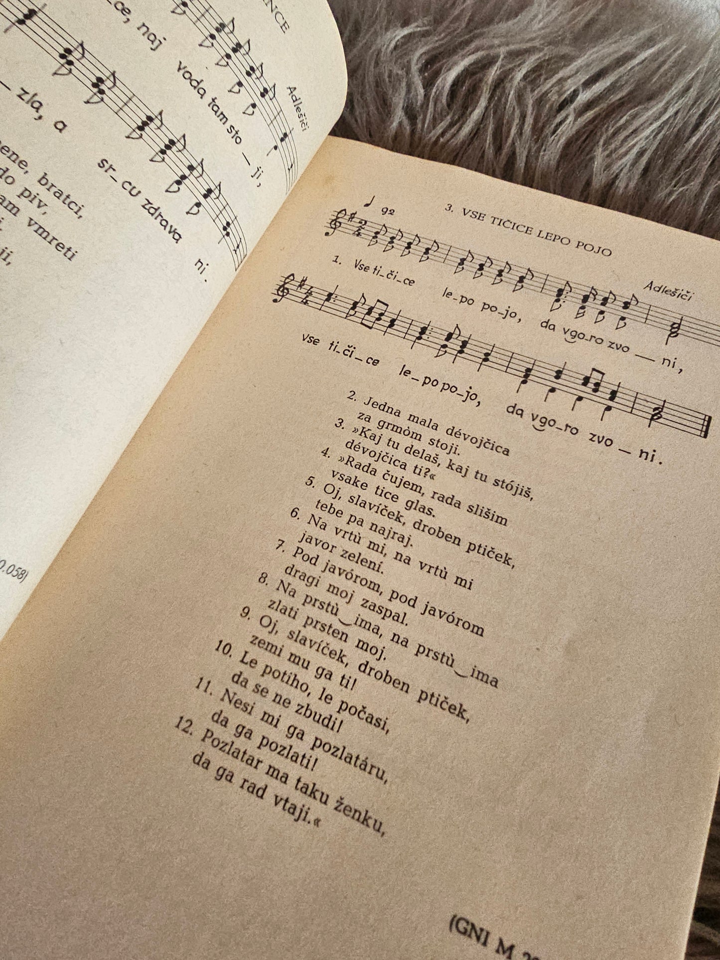 Slovenska pesmarica Luka Kramolc Zmaga Kumer Matija Tomc