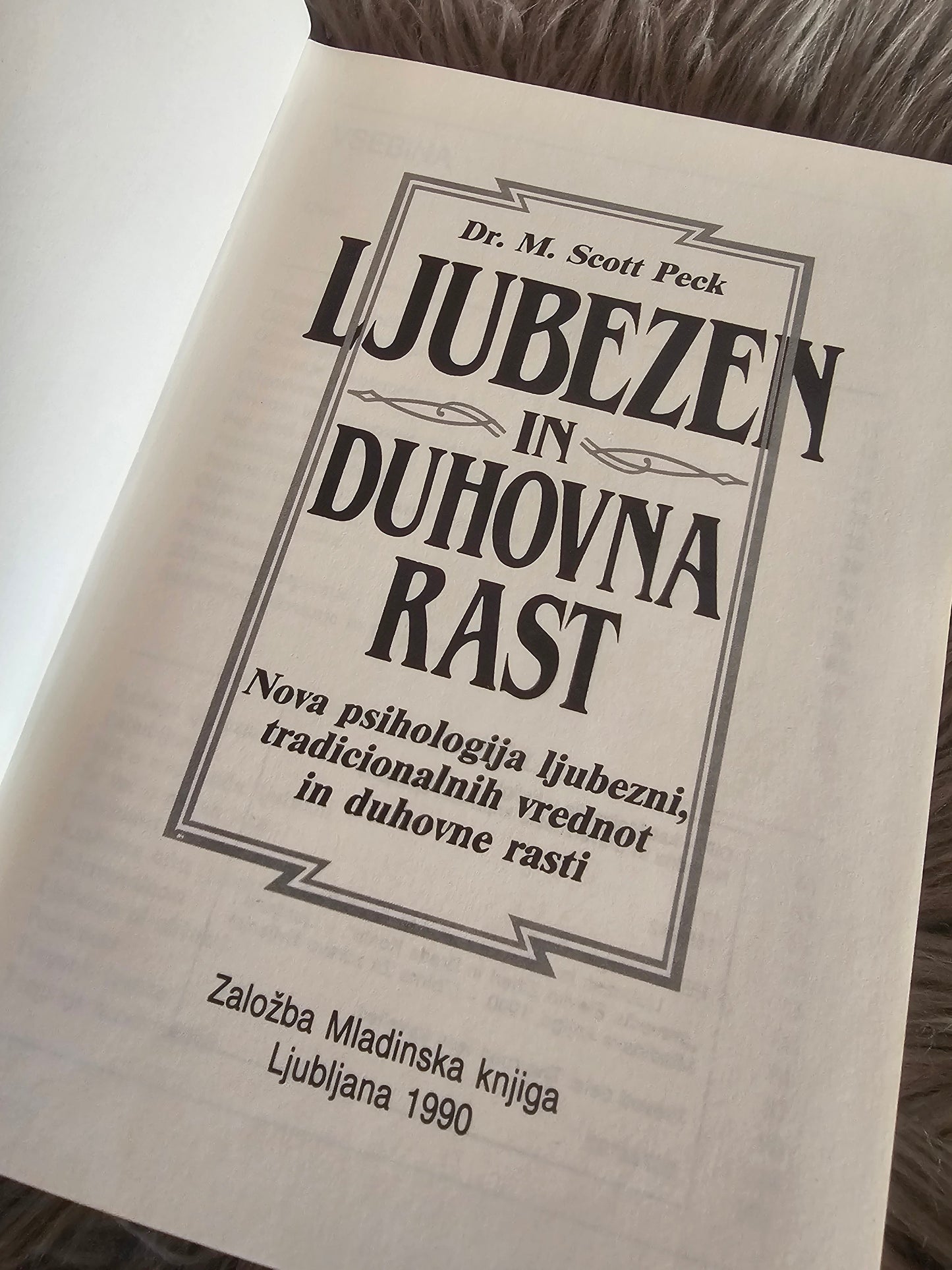 Ljubezen in duhovna rast Dr. M. Scott Peck