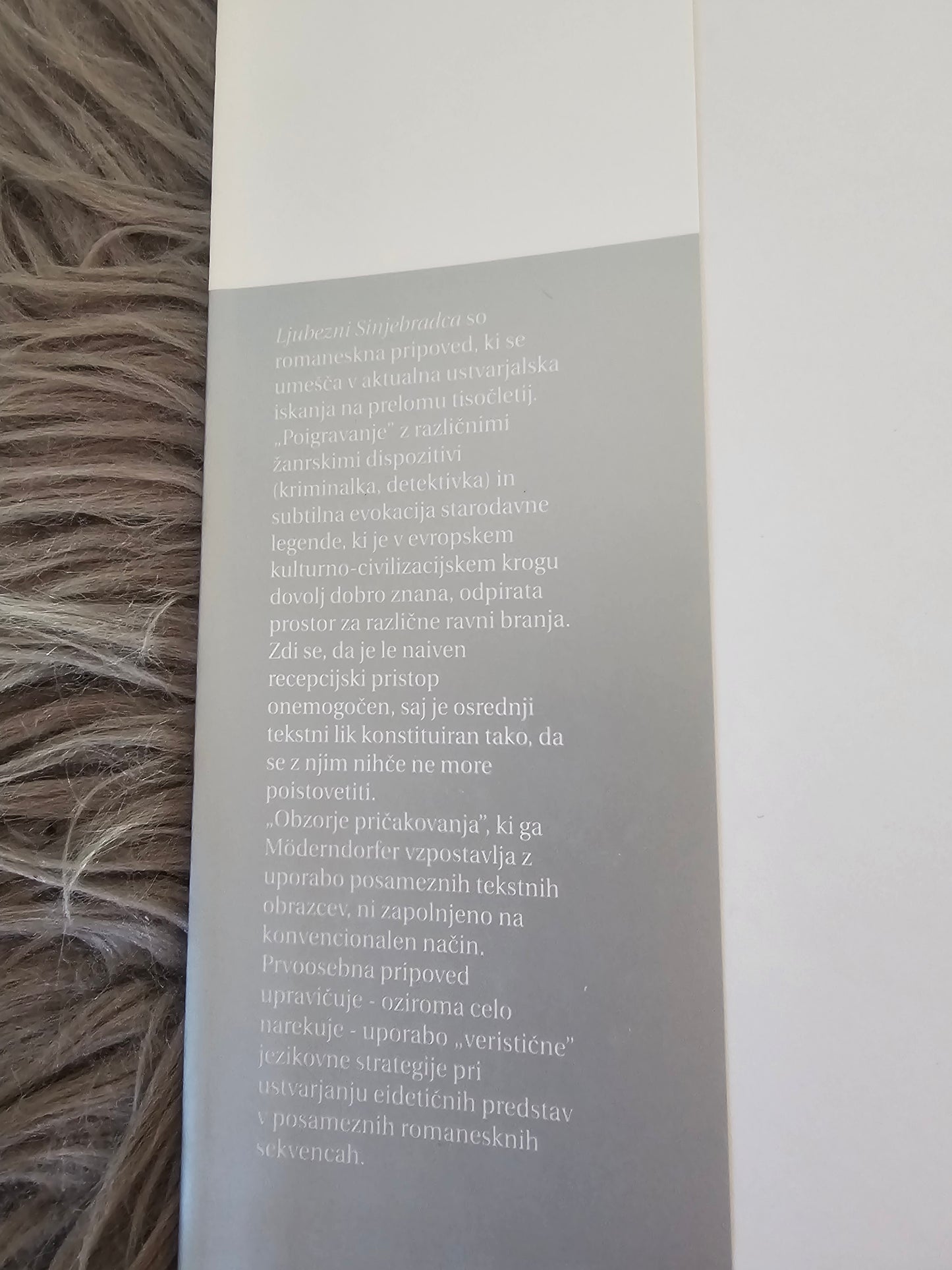 Ljubezni sinjebradca Vinko Moderndorfer