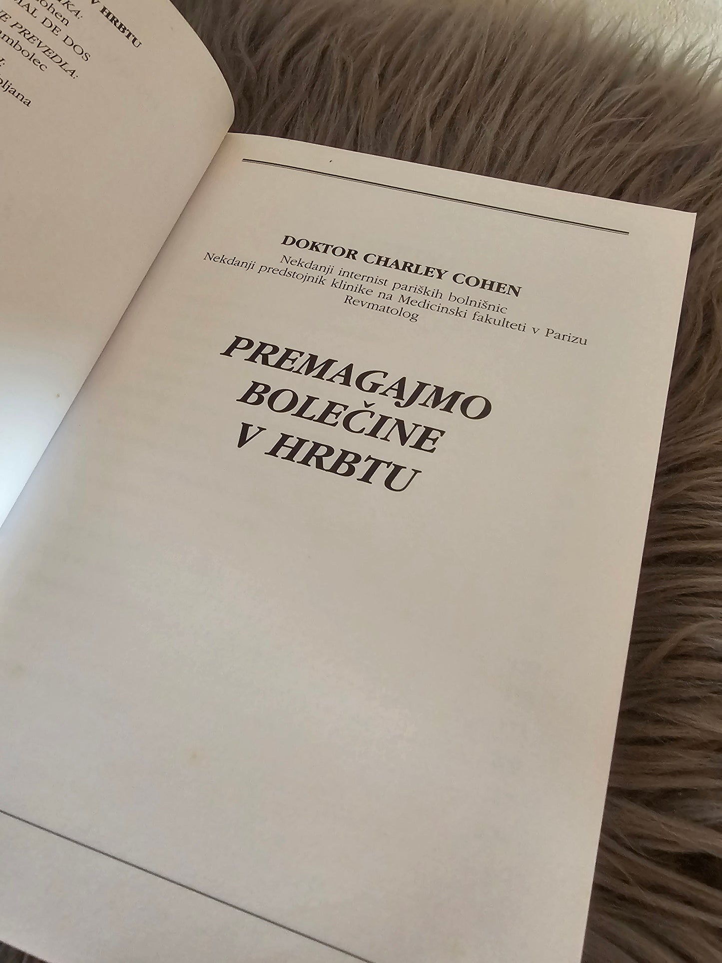 Premagajmo bolečine v hrbtu dr.Charley Cohen