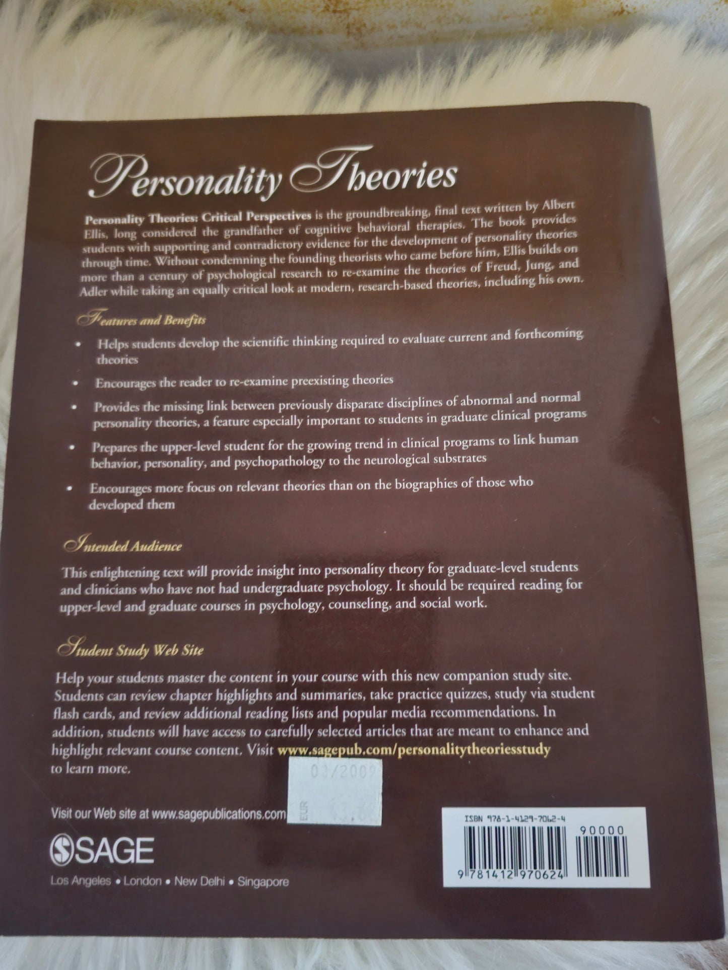 Personality Theories Albert Ellis Mike Abrams