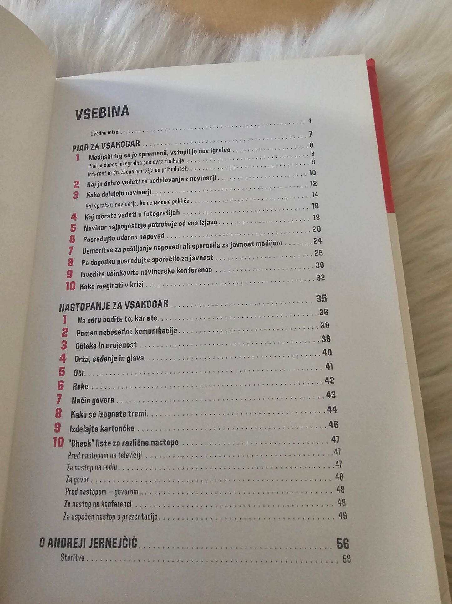 10x 10 zapovedi za uspešen piar in dober javni nastop mag. Andreja Jernejčič