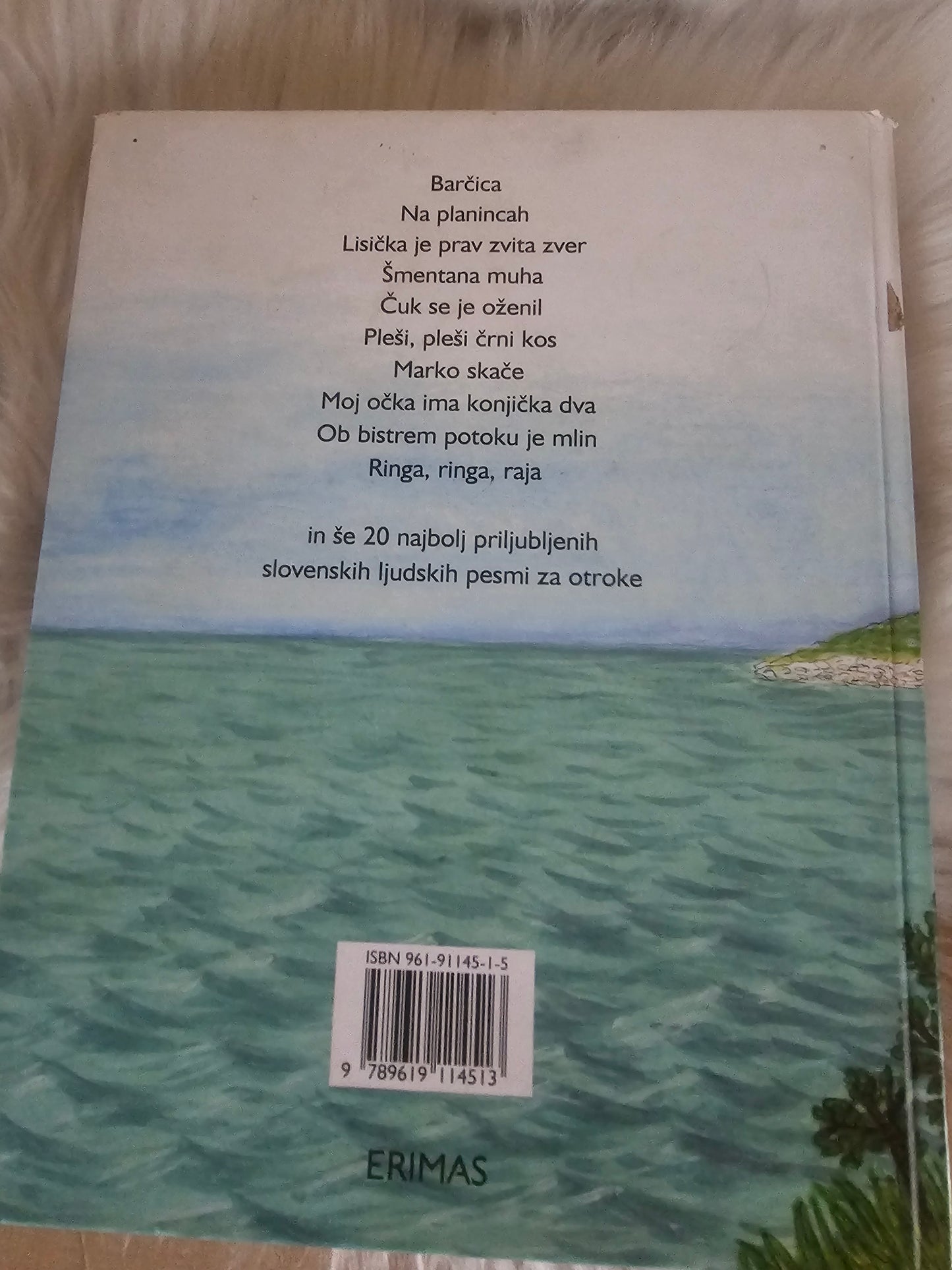 Barčica slovenske ljudske pesmi za otroke Erimas