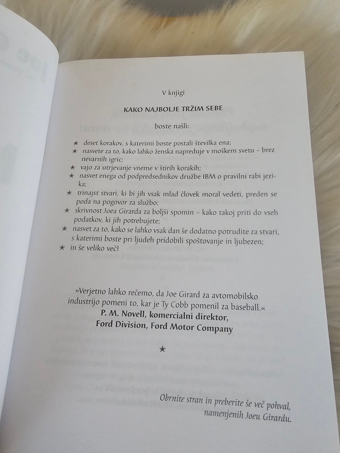 Kako najbolje tržim sebe Joe Girard in Robert Caaemore