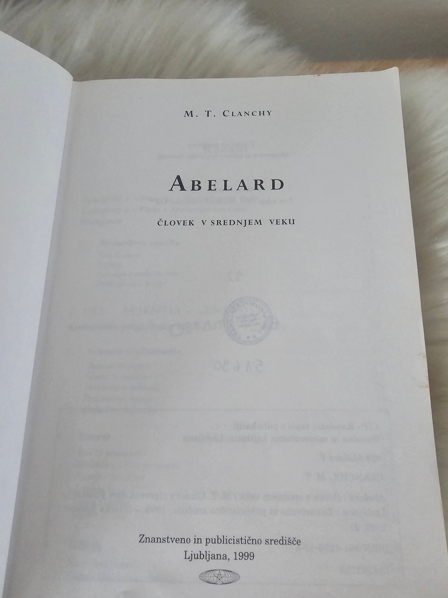 Abelard Človek v srednjem veku M. T. Clanchy