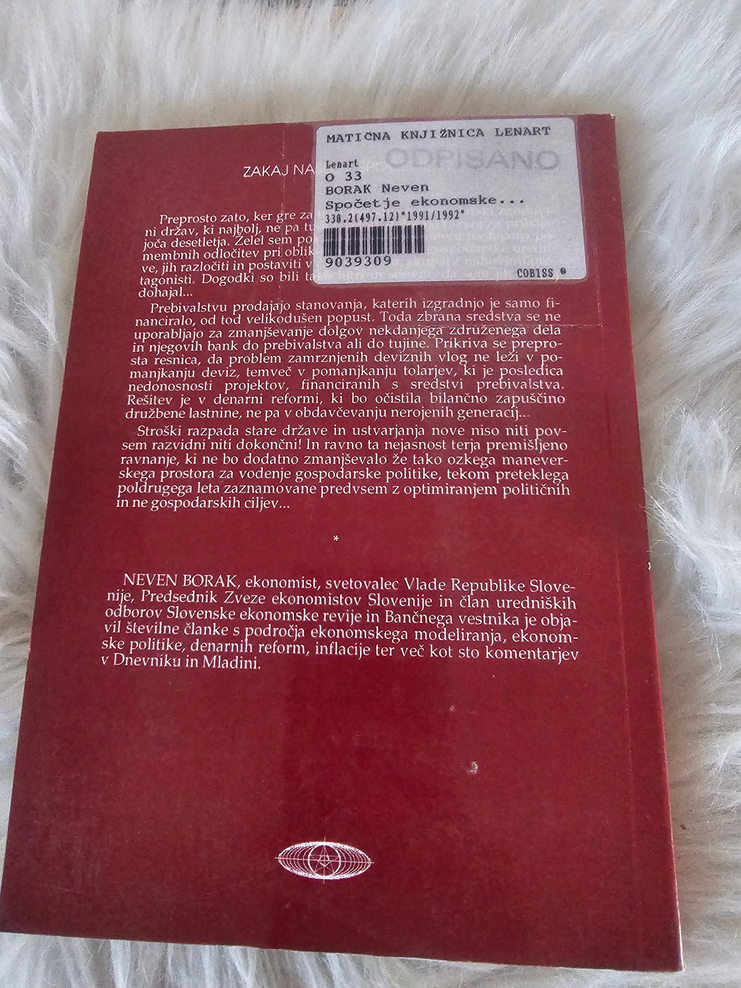 Spočetje ekonomske samostojnosti Neven Borak