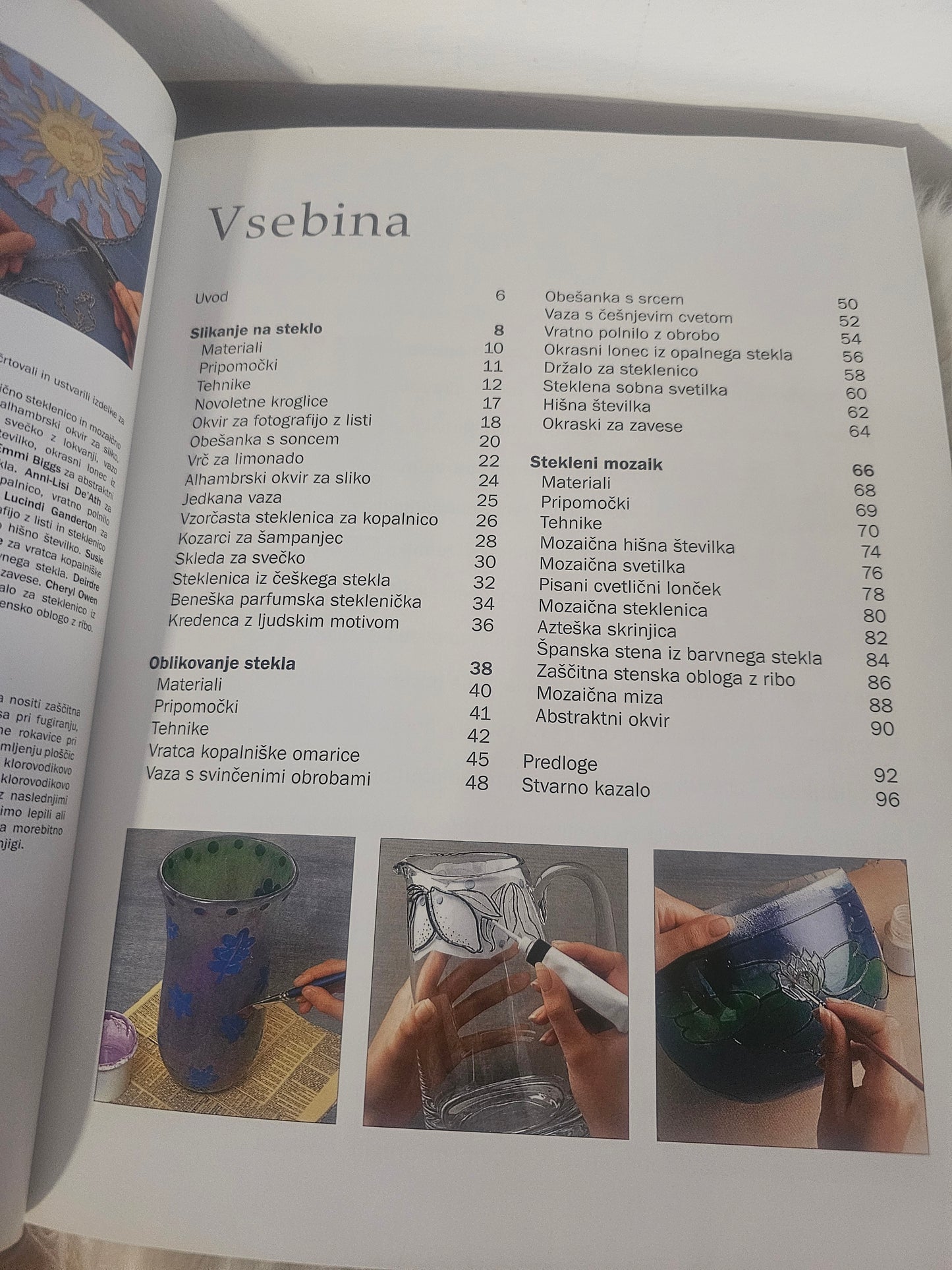 Slikanje na steklo Učila