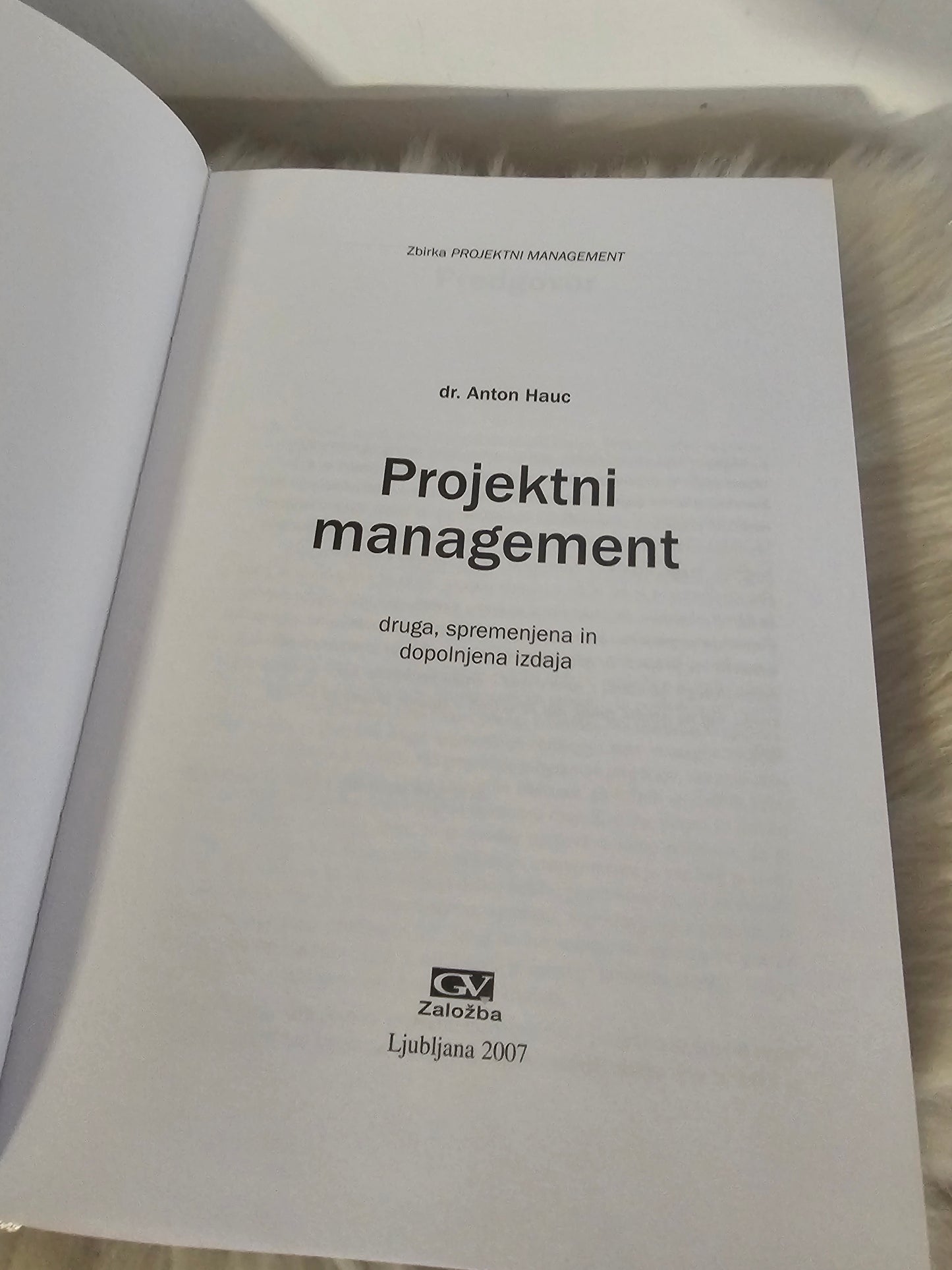 Projektni management dr. Anton Hauc