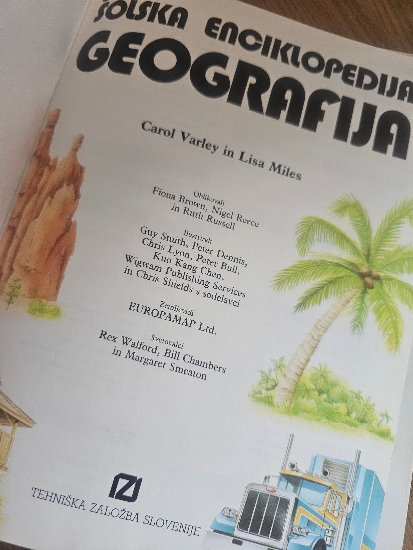 Geografija šolska enciklooedija  Carol Varley in Lisa Miles