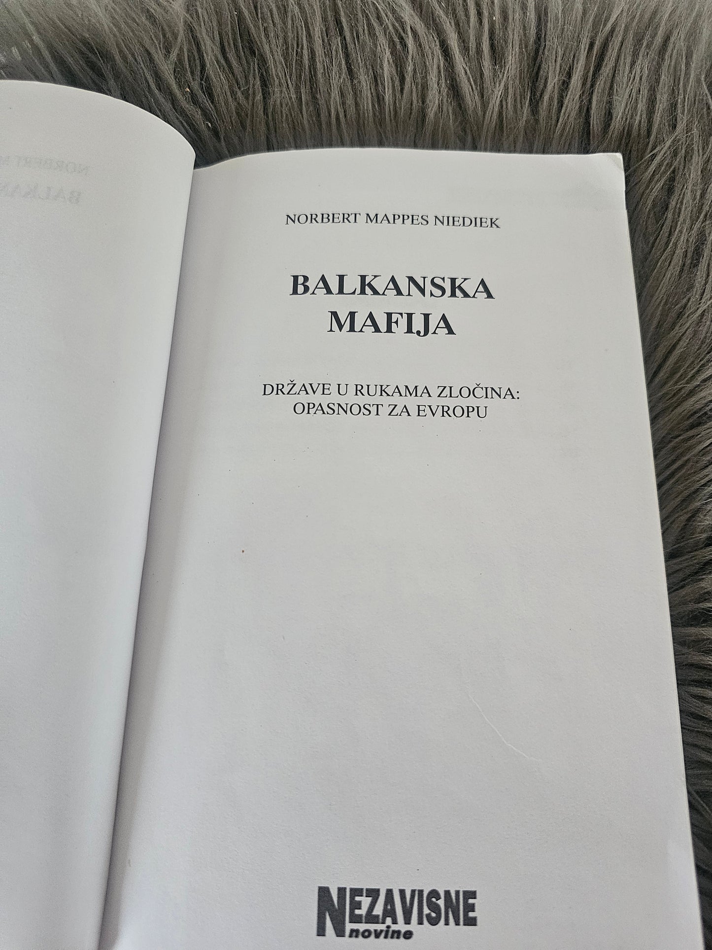 Balkanska mafija Norbert Mappes Niediek