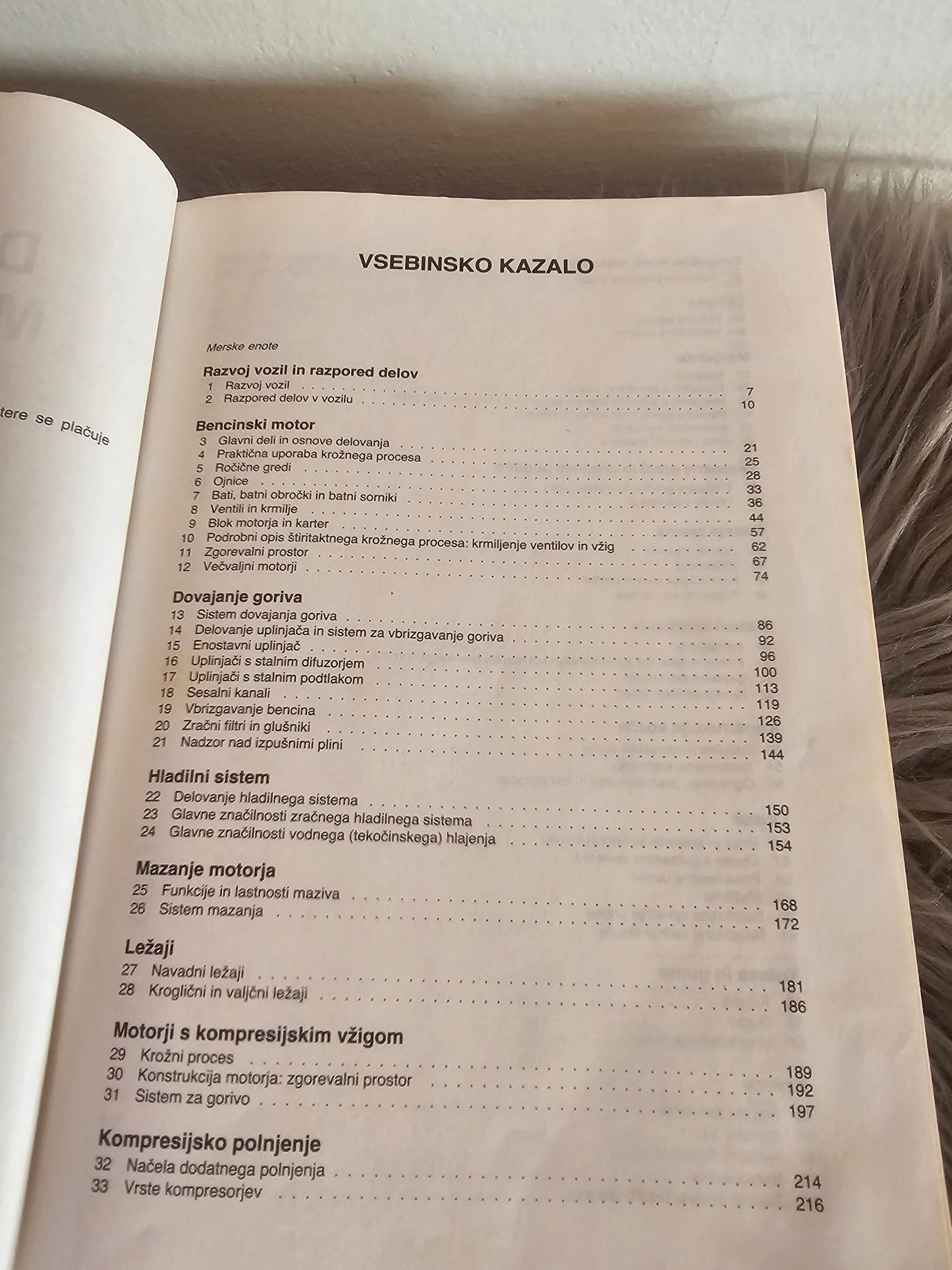 Delovanje motornega vozila V. A. W, Hillier