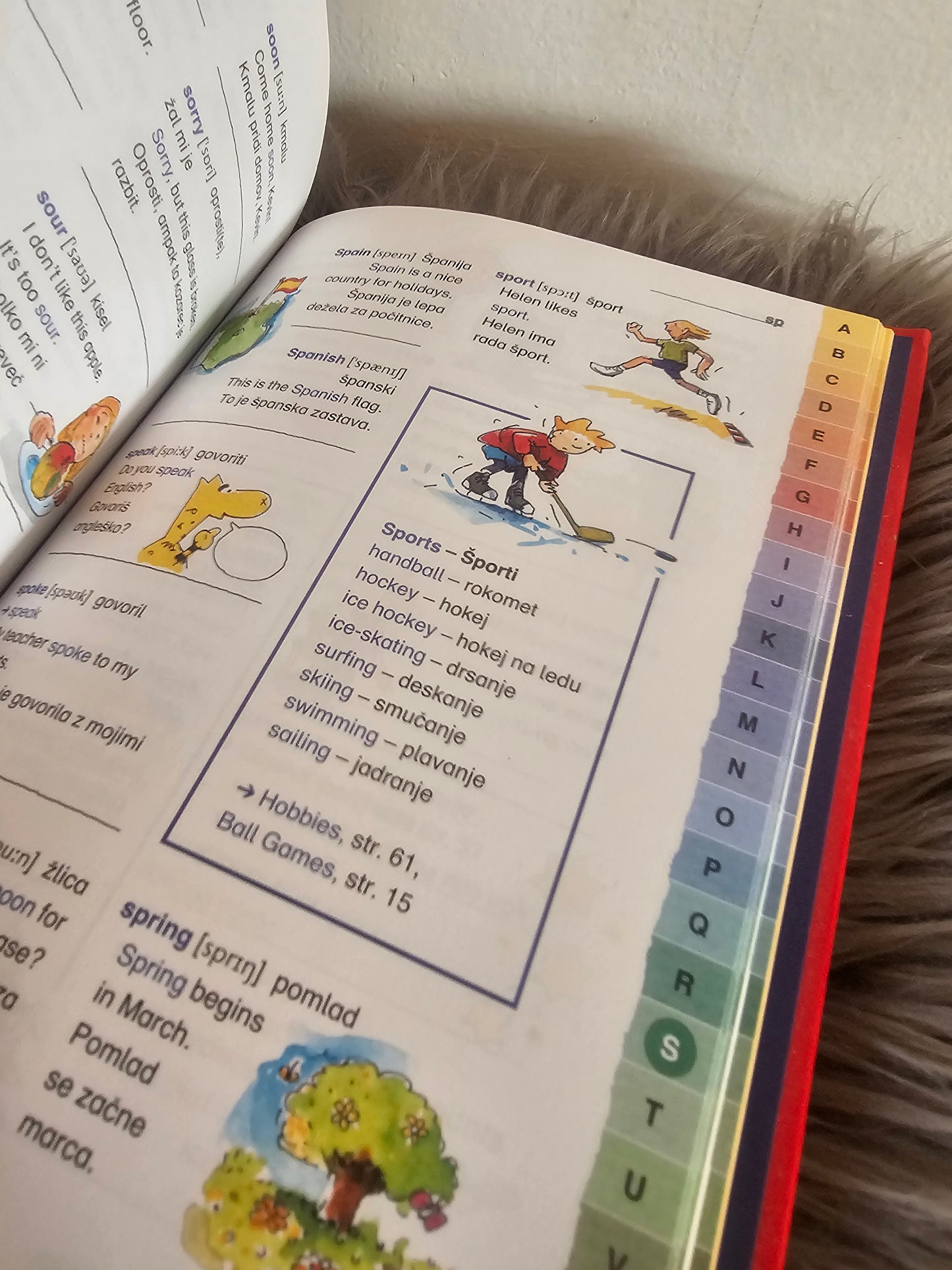 Angleško slovenski slovar za osnovno šolo Mladinska knjiga