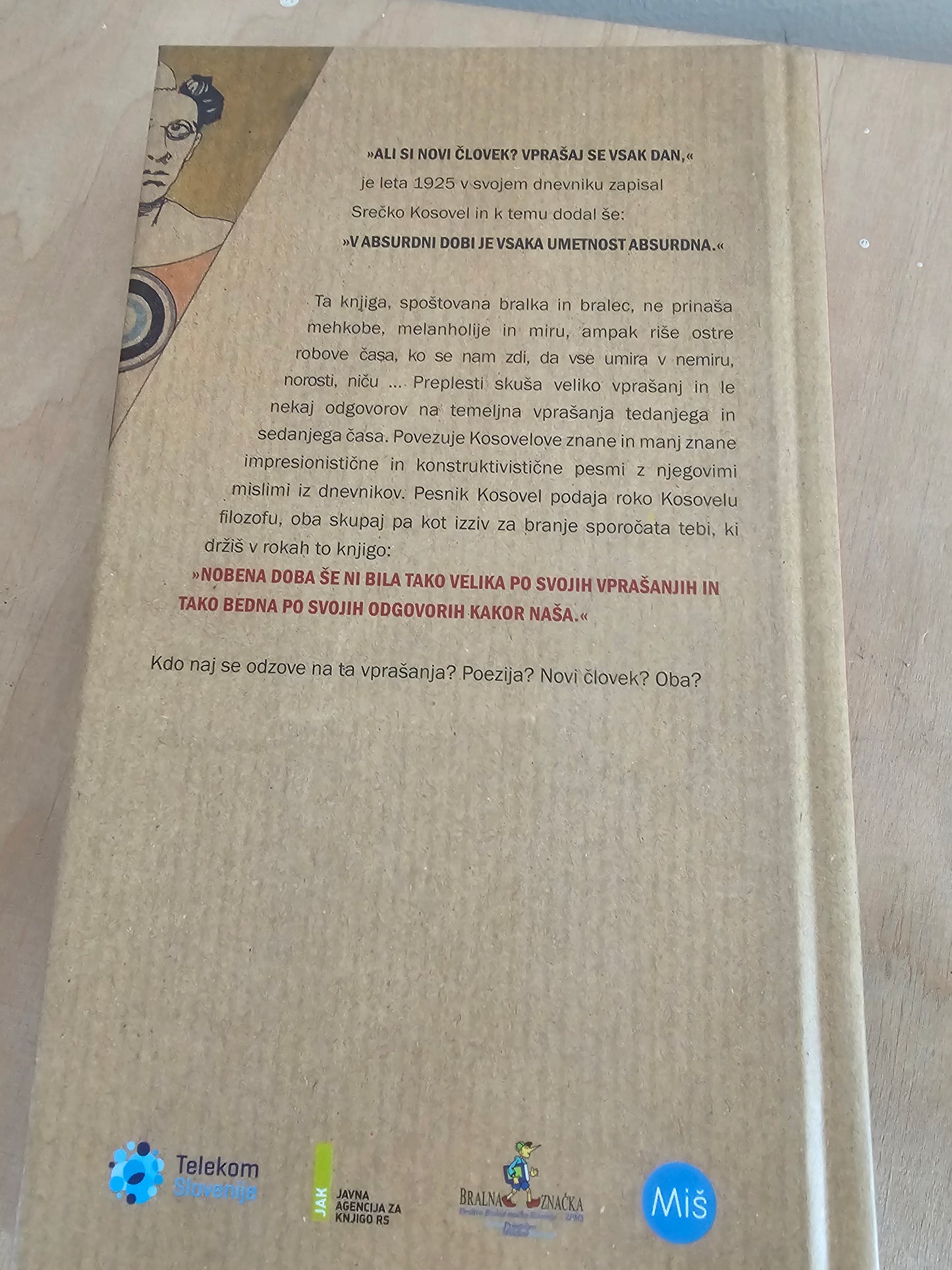 Barž Kons besede v prostoru Srečko Kosovel