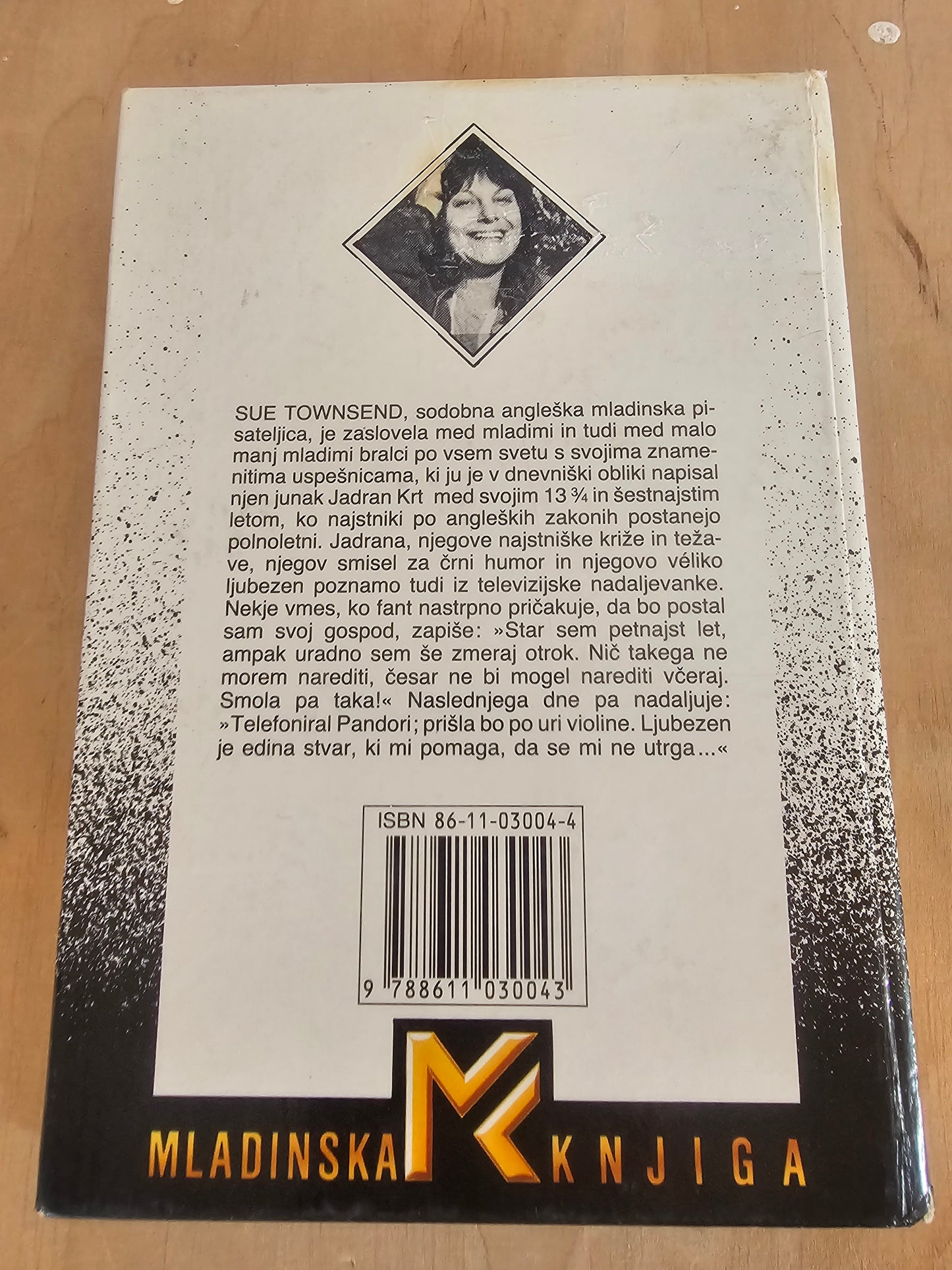 Skrivni dnevnik in rastoče težave Jadrana Krta Sue Townsend