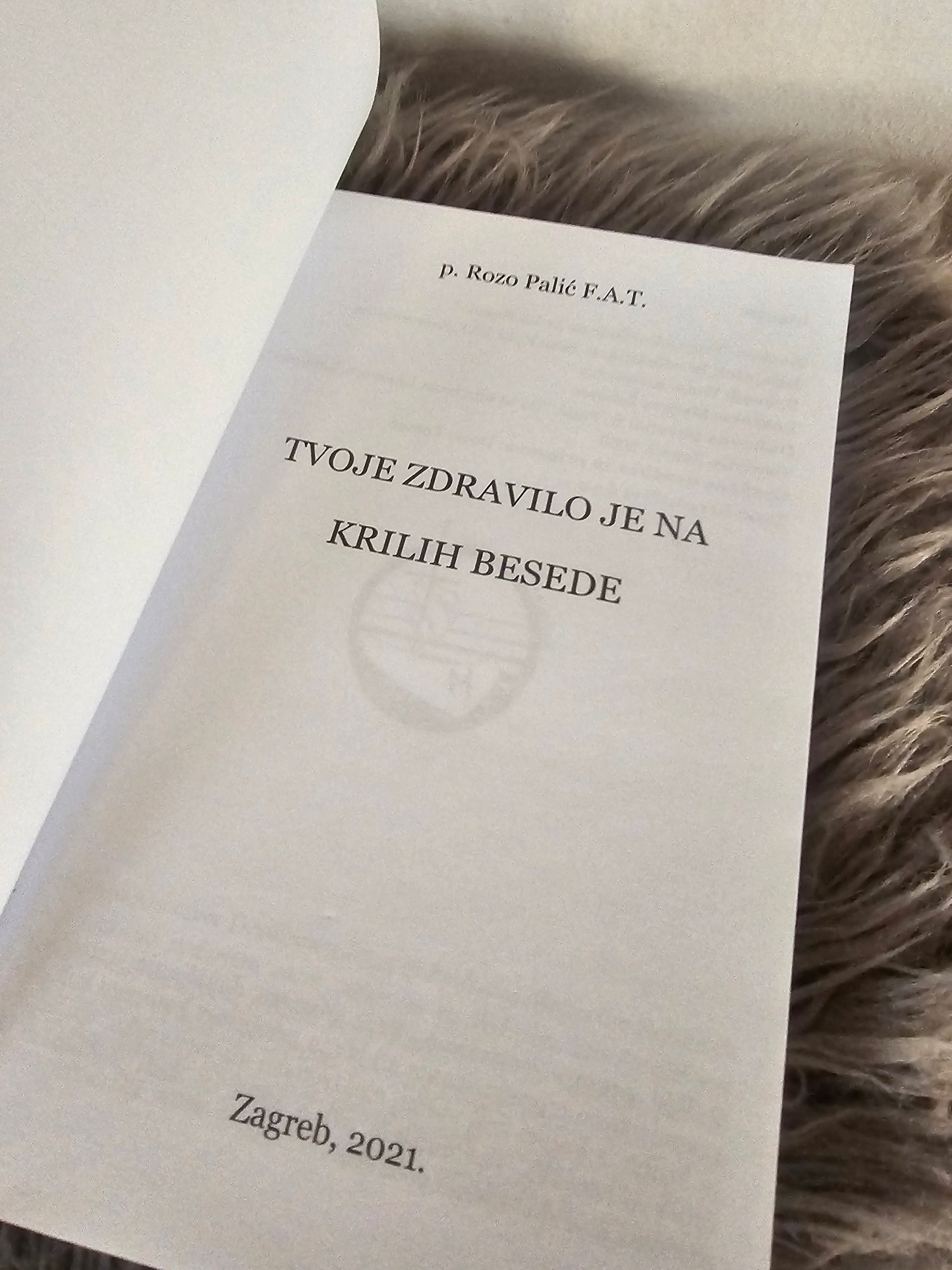 Tvoje zdravilo je na krilih Besede p.Rozo Palić F. A. T.
