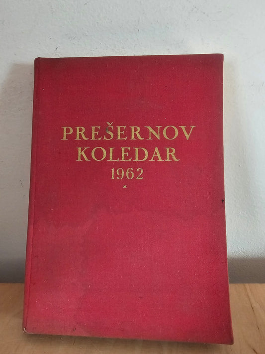 Prešernov koledar 1962 Prešernovas družba