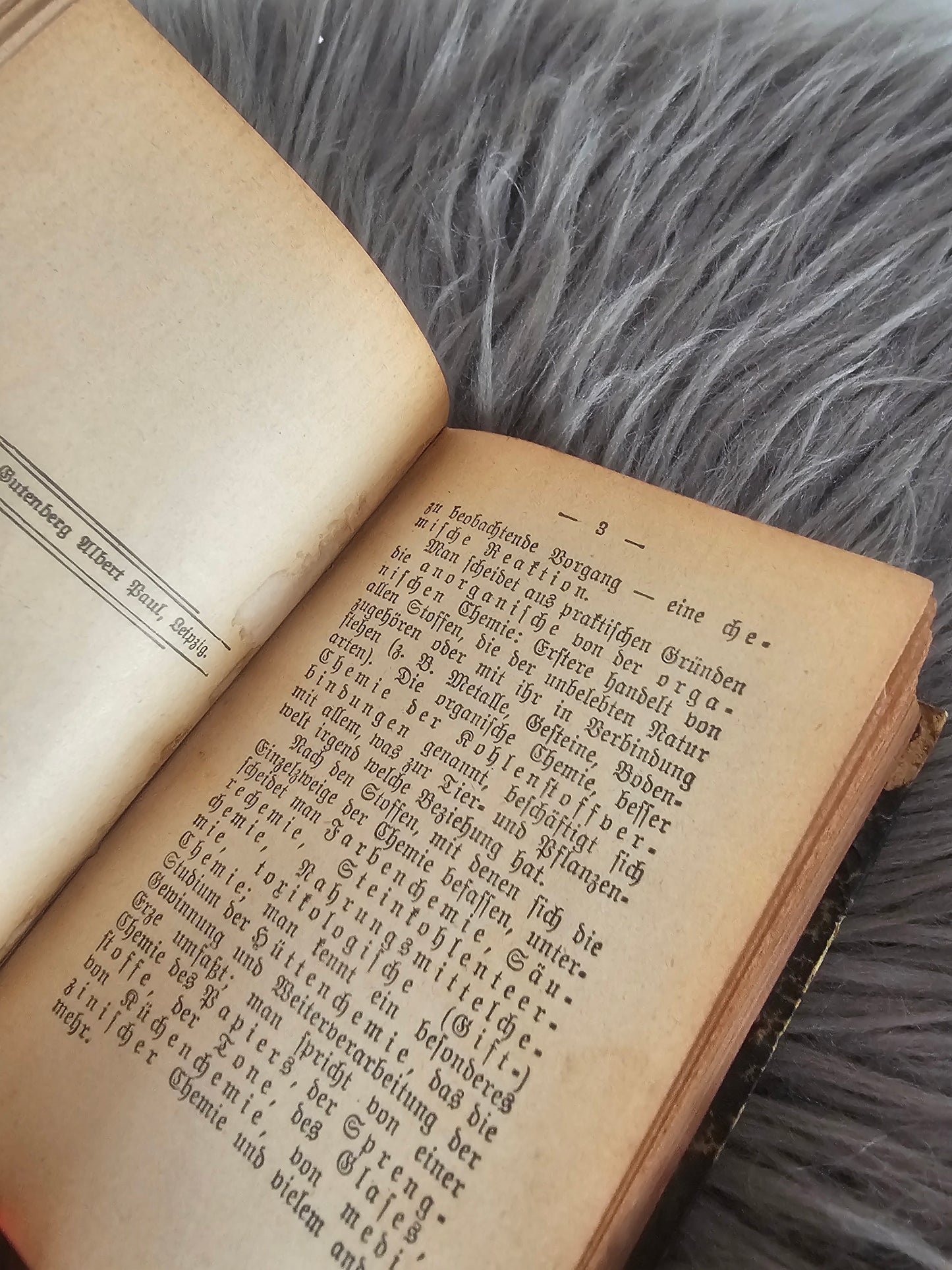 Stara nemška knjižica o fiziki Miniaturbibliotek več avtorjev