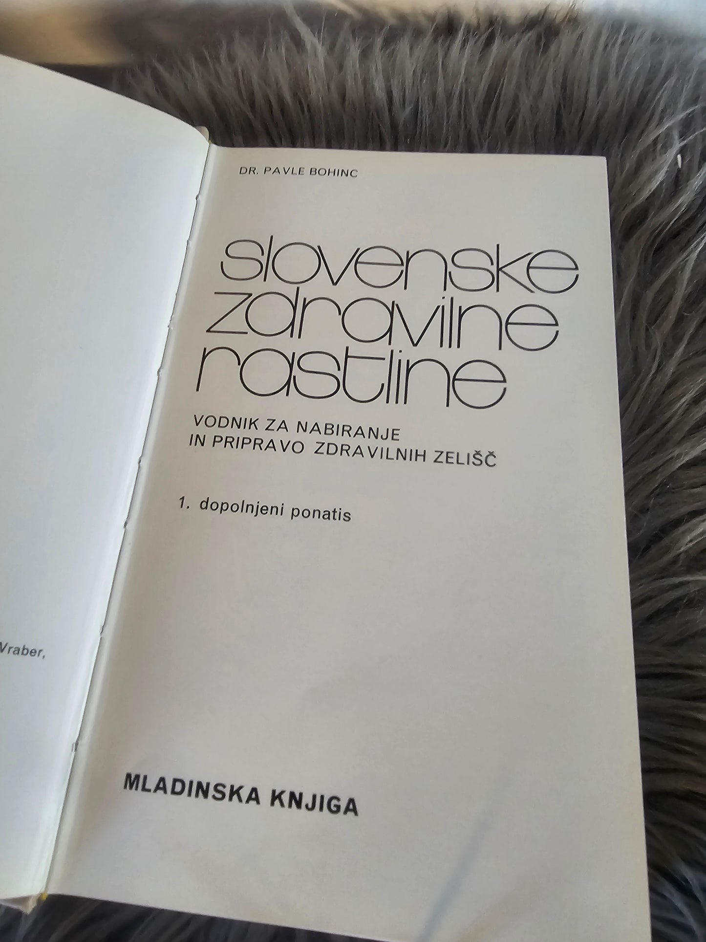 Slovenske zdravilne rastline dr. Pavle Bohinc