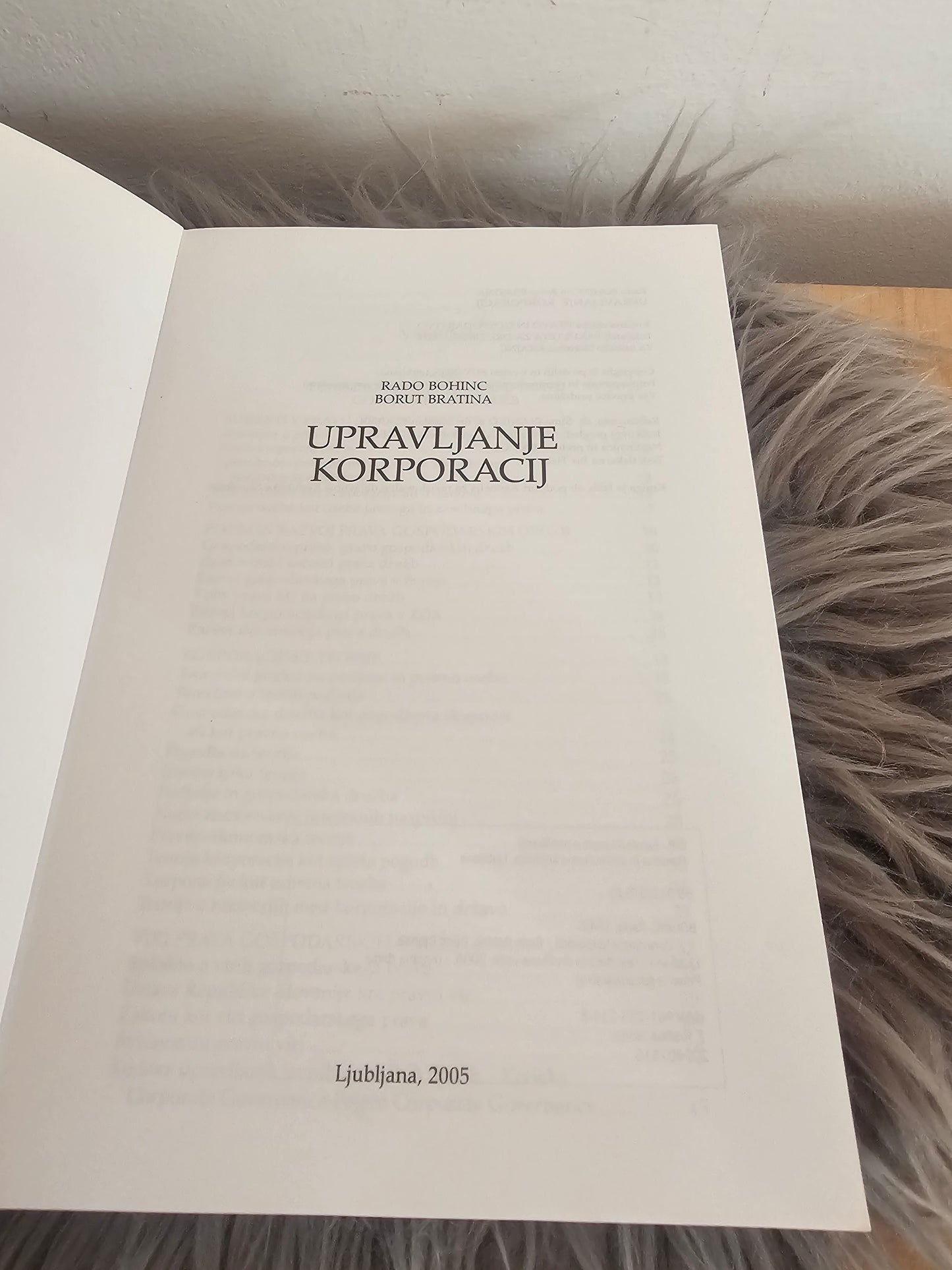 Upravljanje korporacije Rado Bohinc Borut Bratina