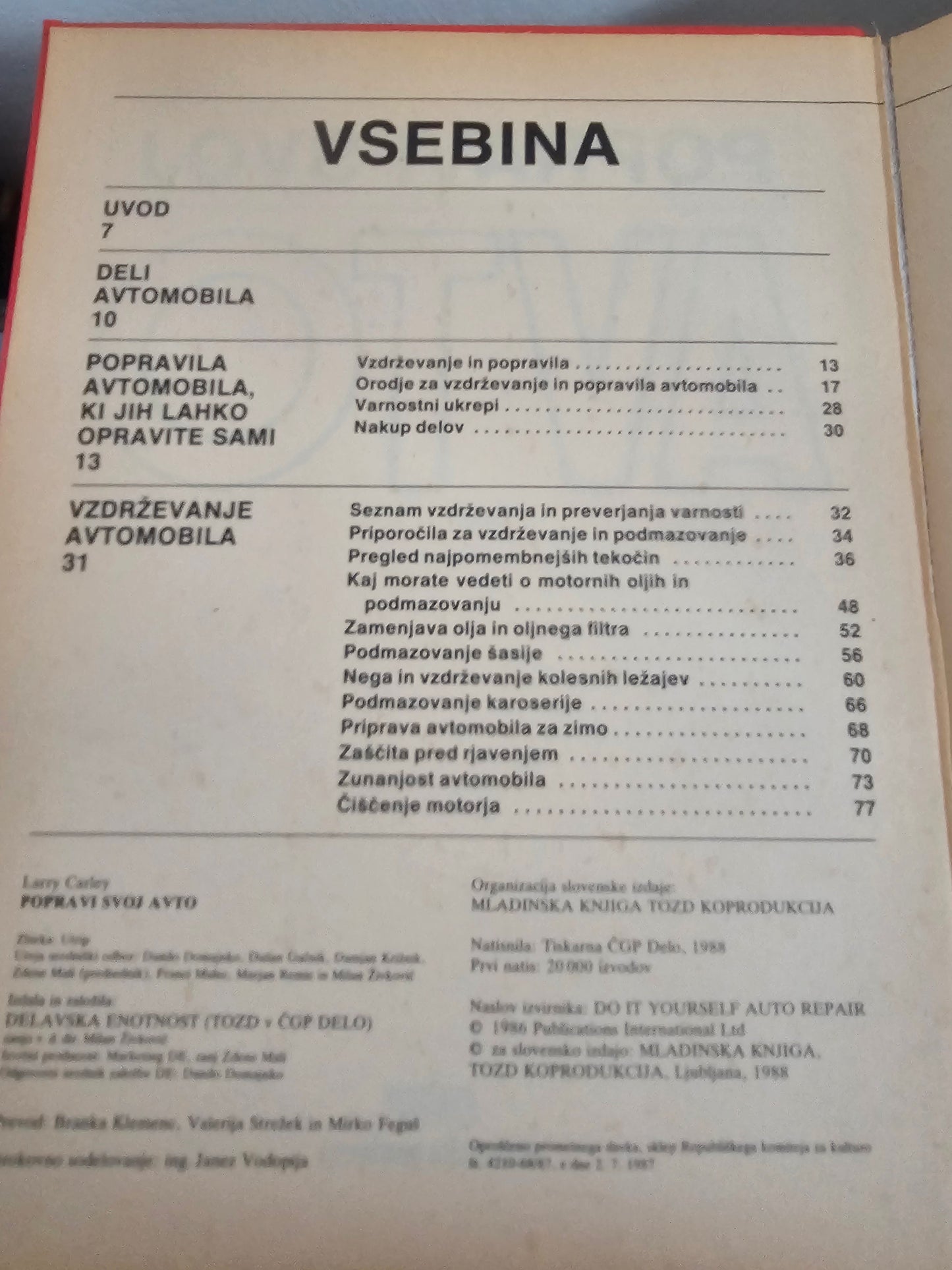 Popravi svoj avto Delavska enotnost