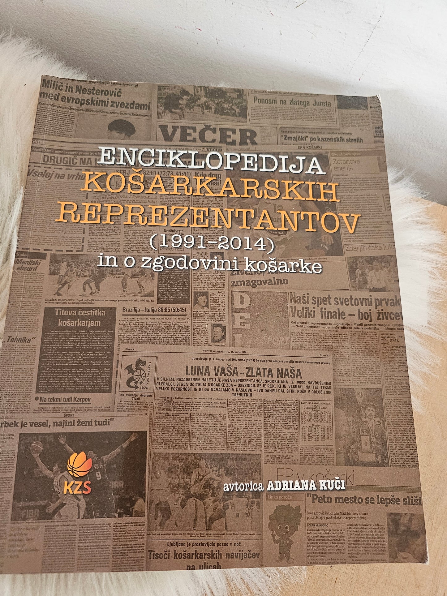 Encikloppedija košarkaških reprezentantov 1991-2014 in o zgodovini košarke Adriana Kuči