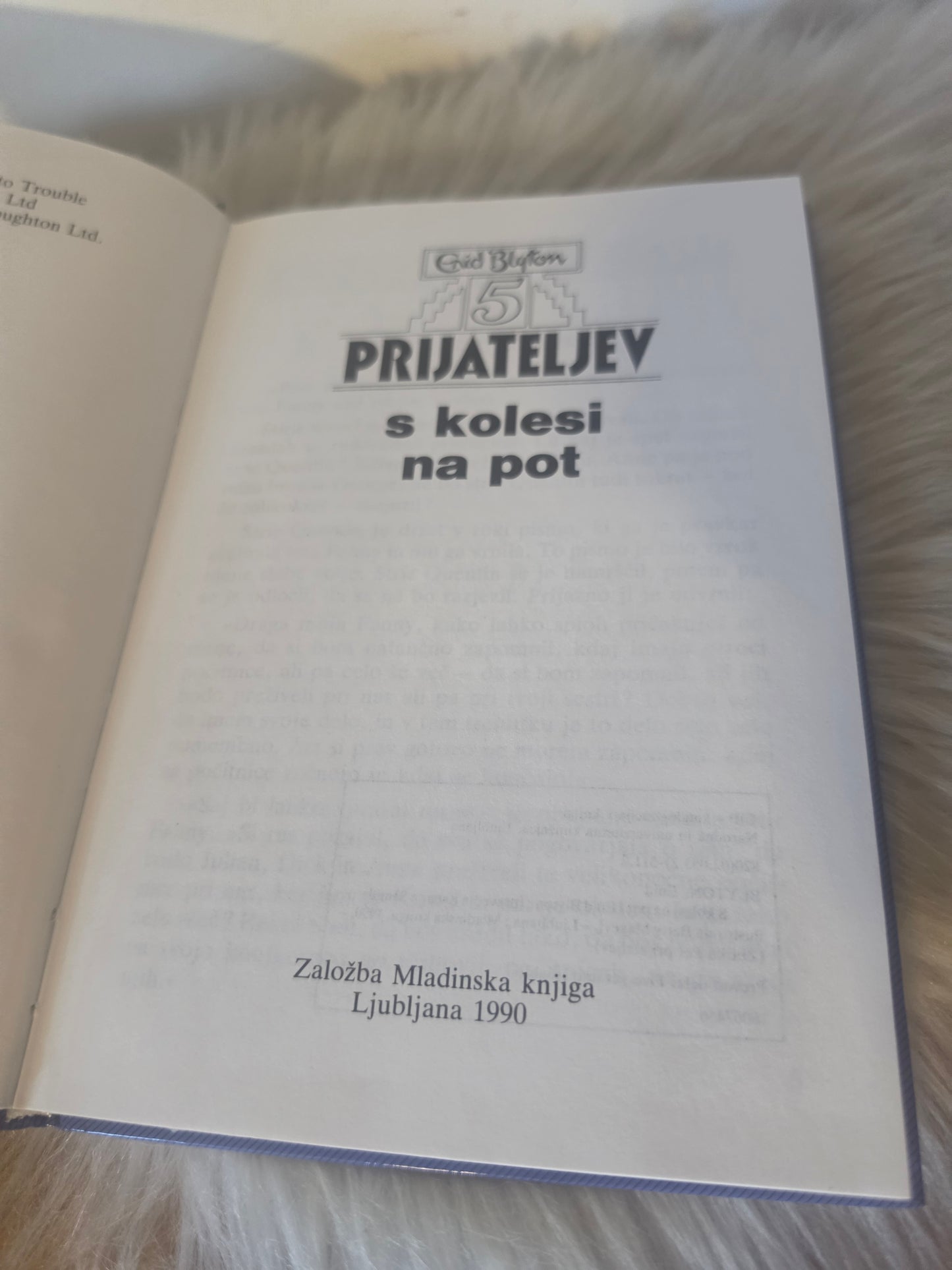 5 prijateljev s kolesi na pot Enid Blyton
