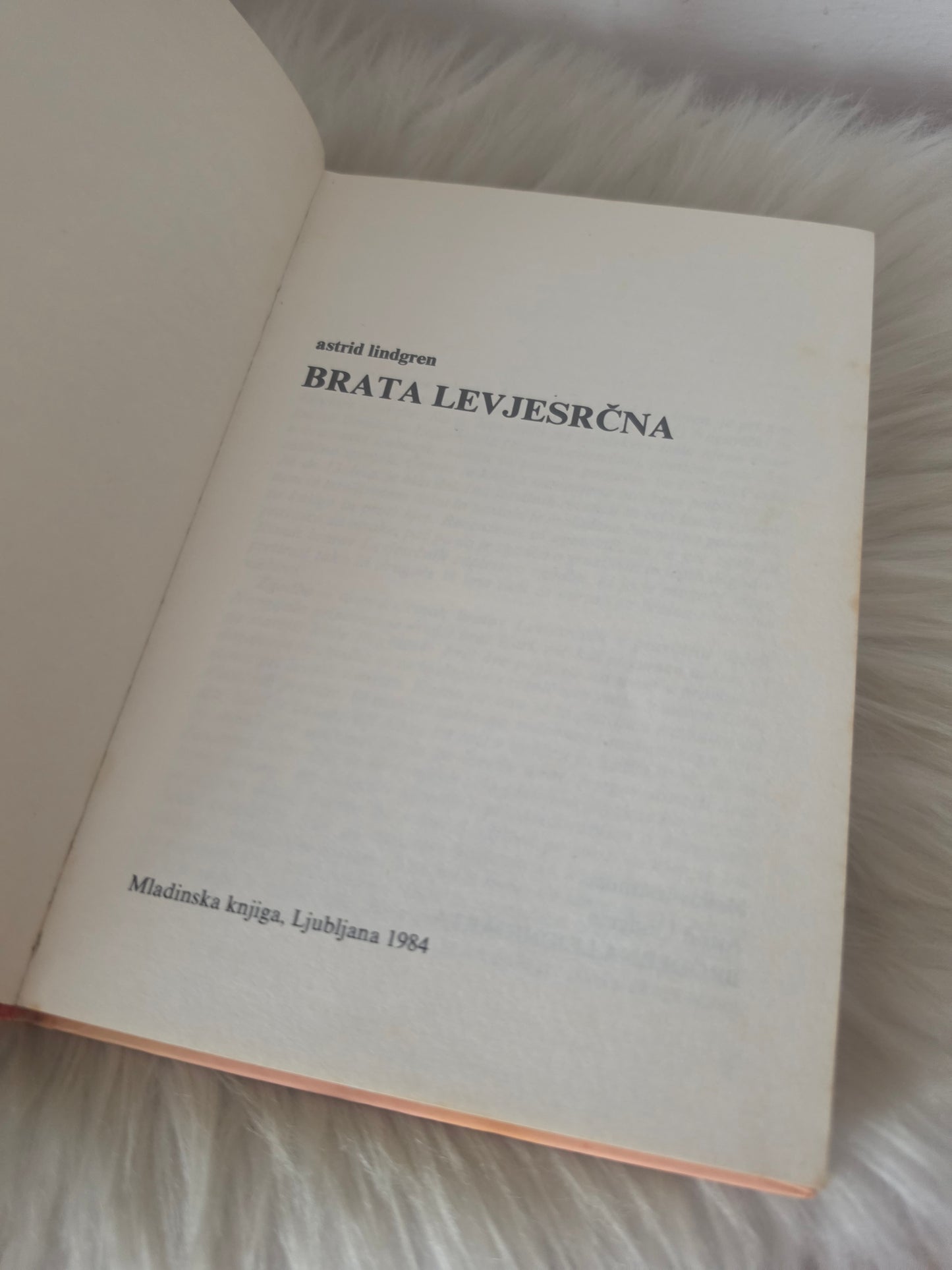 Brata Levjesrčna Astrid Lindgren