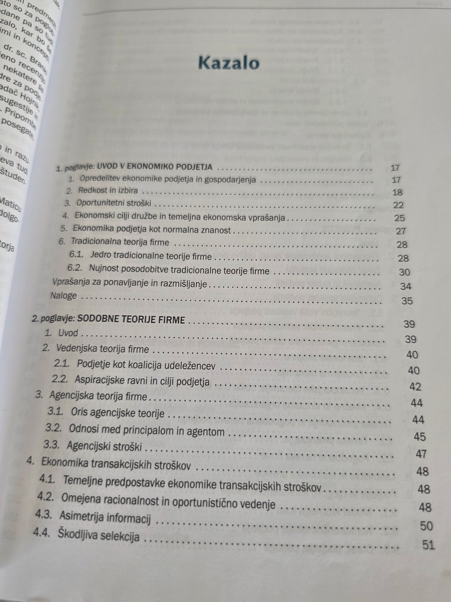 Ekonomika podjetja Mirosav Rebernik Karin Širec