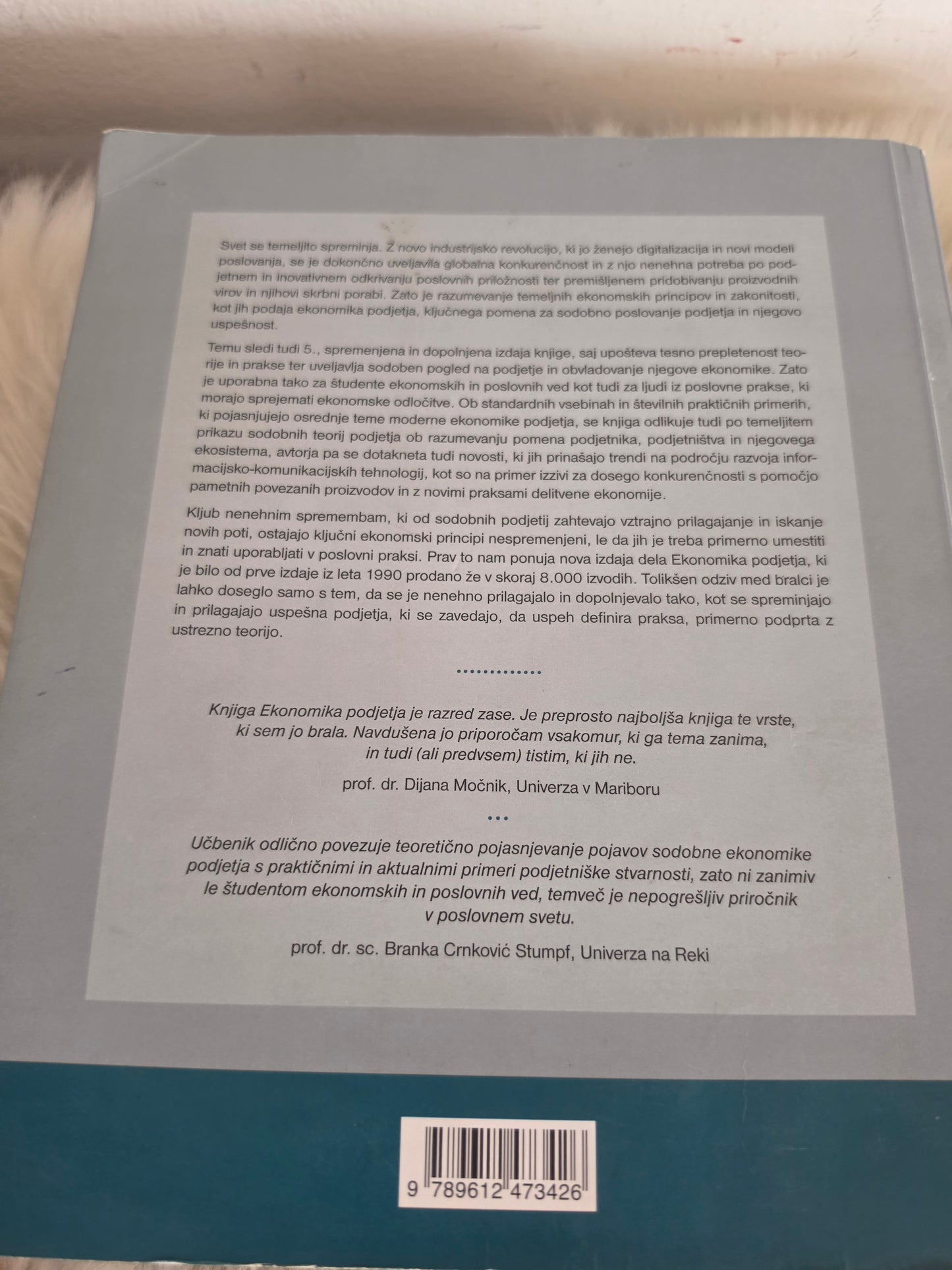 Ekonomika podjetja Mirosav Rebernik Karin Širec