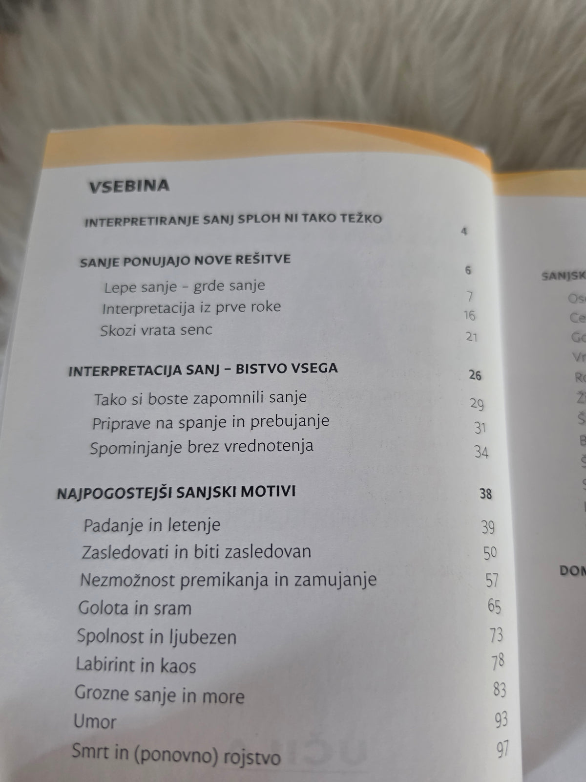 Interpretacija sanj za srečno življenje Učila