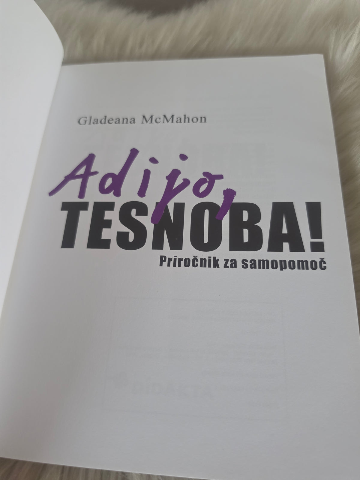 Adijo, tesnoba ! Gladeana McMahon