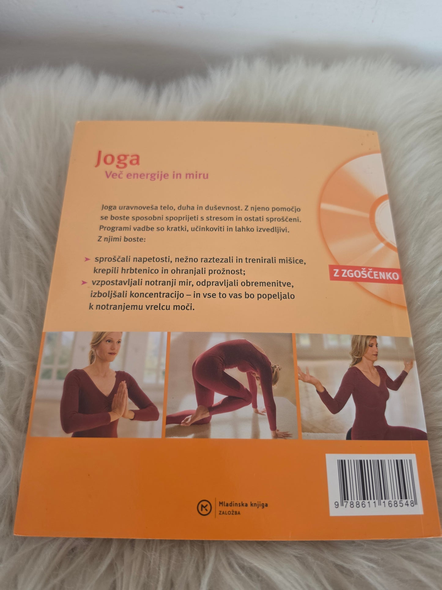 Joga z zgoščenko več energije in miru Mladinska knjiga