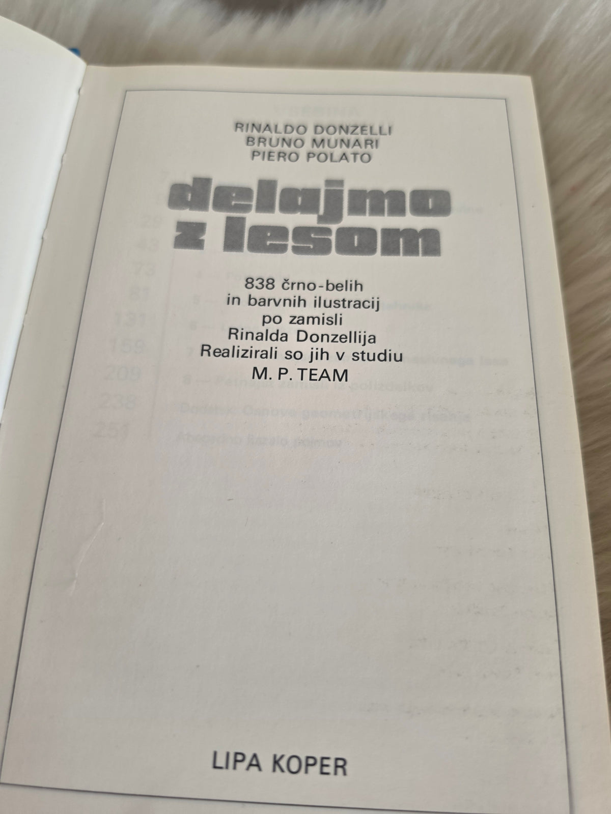 Delajmo z lesom Rinaldo Donzelli Bruno Munari Piero Poato
