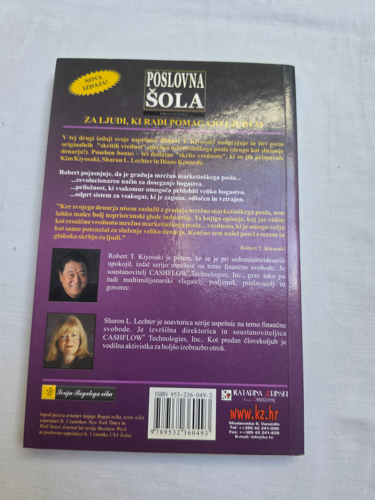 Poslovna šola za ljudi, ki radi pomagajo ljudem Robert T.Kiyosaki