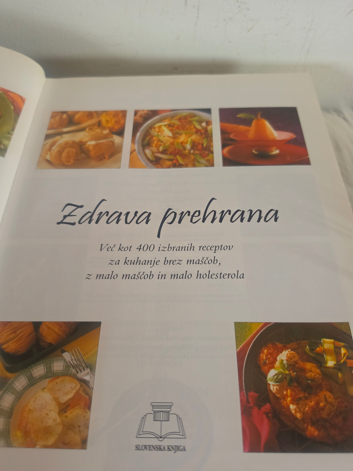 Zdrava prehrana Slovenska knjiga