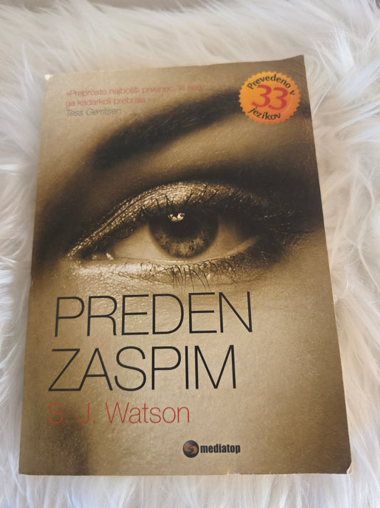 Preden zaspim S. J. Watson