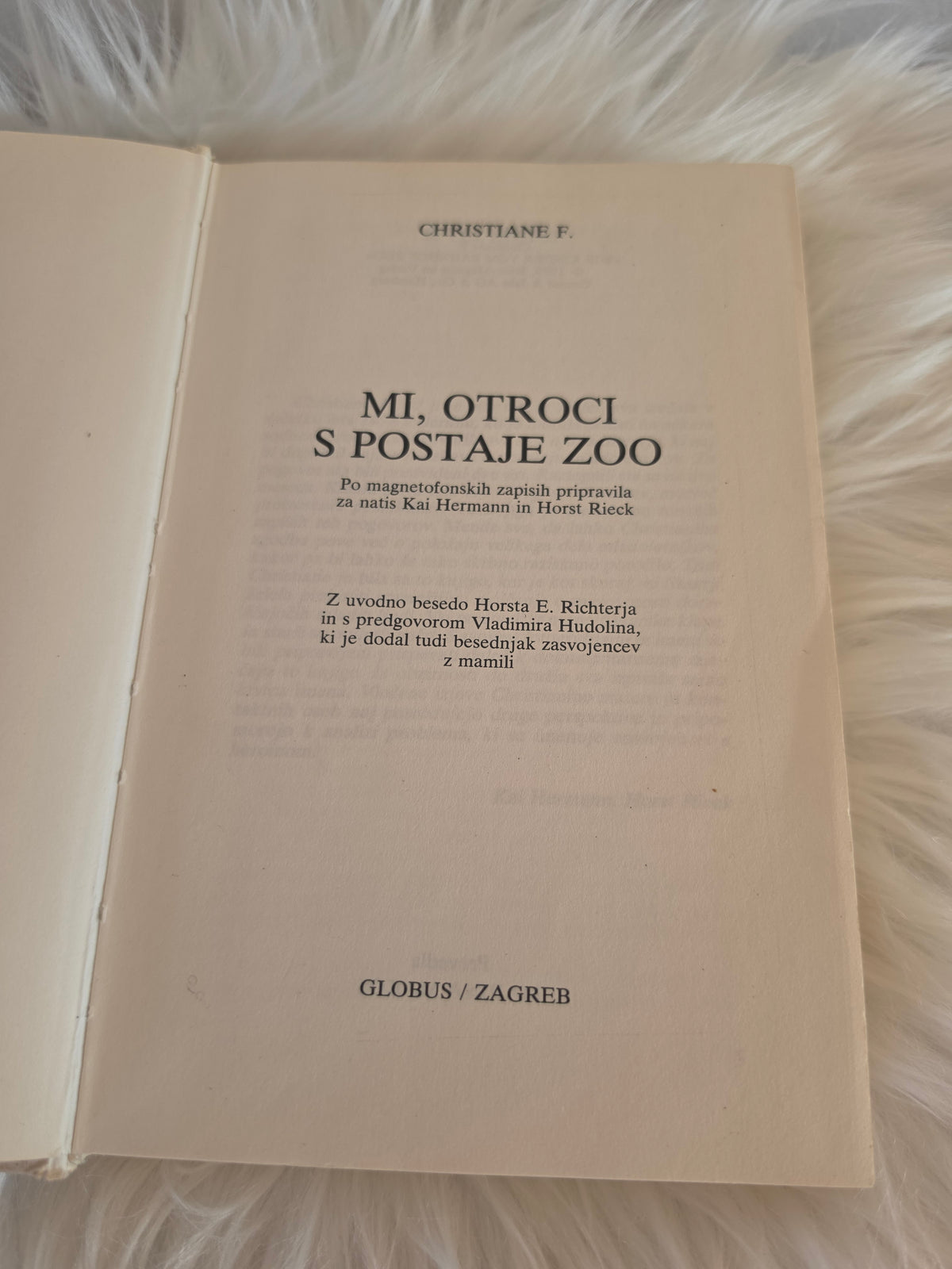 Mi otroci s postaje Zoo Christiane F.