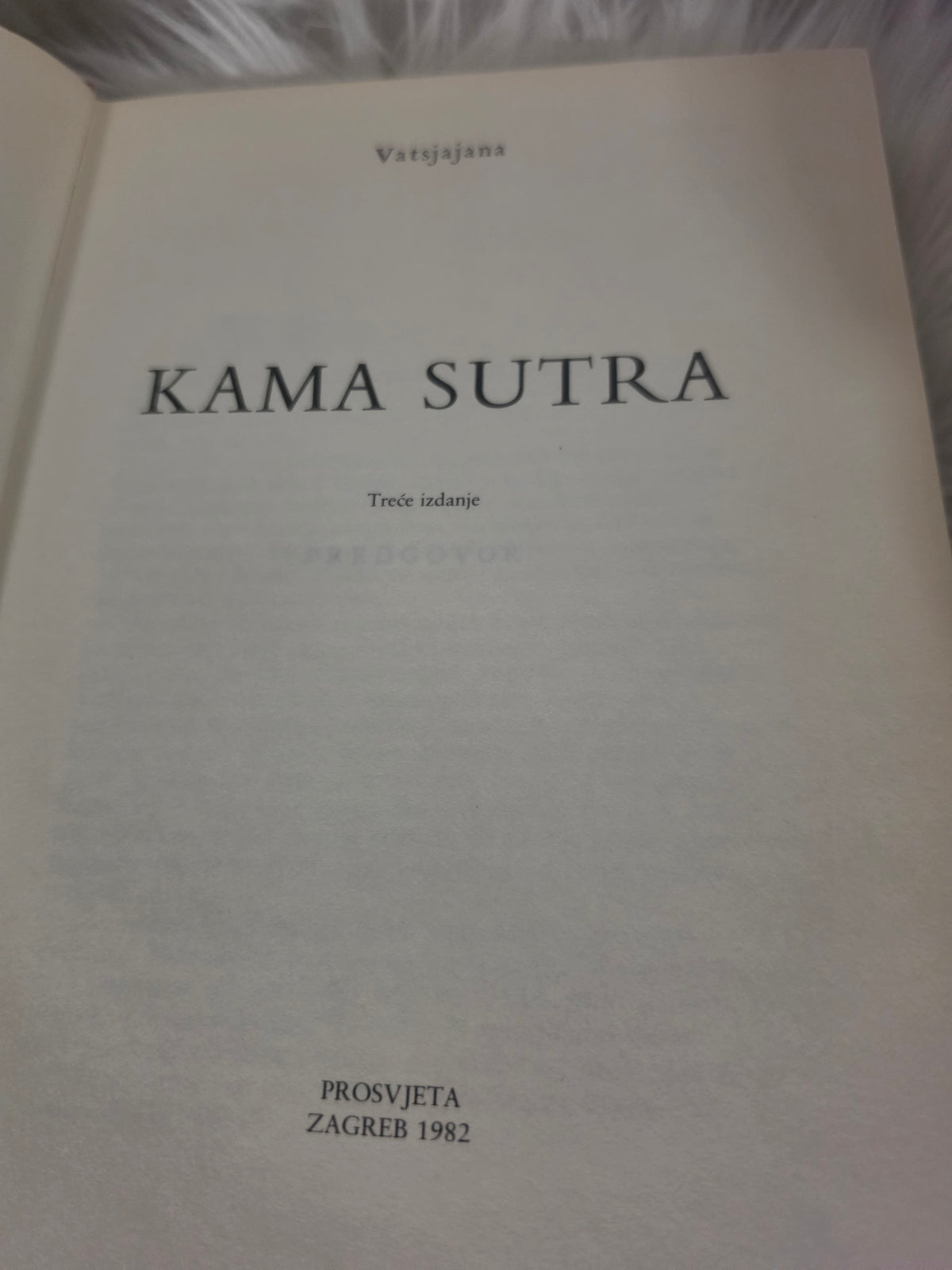 Kama  sutra Vatsjajana Prosvjeta Zagreb