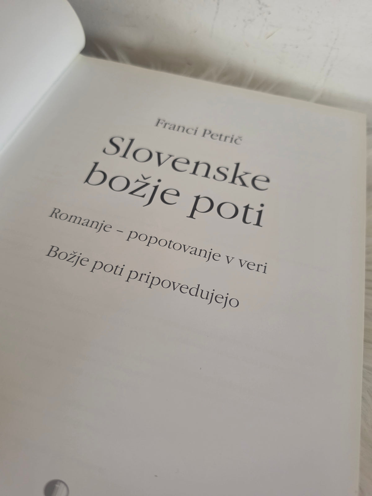 Slovenske božje poti Franci Petrič