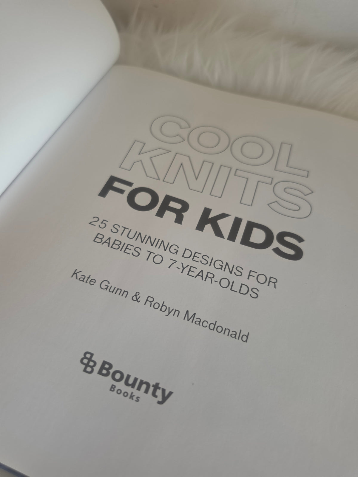 Cool  knits for kids Kate Gunn Robyn Macdonald