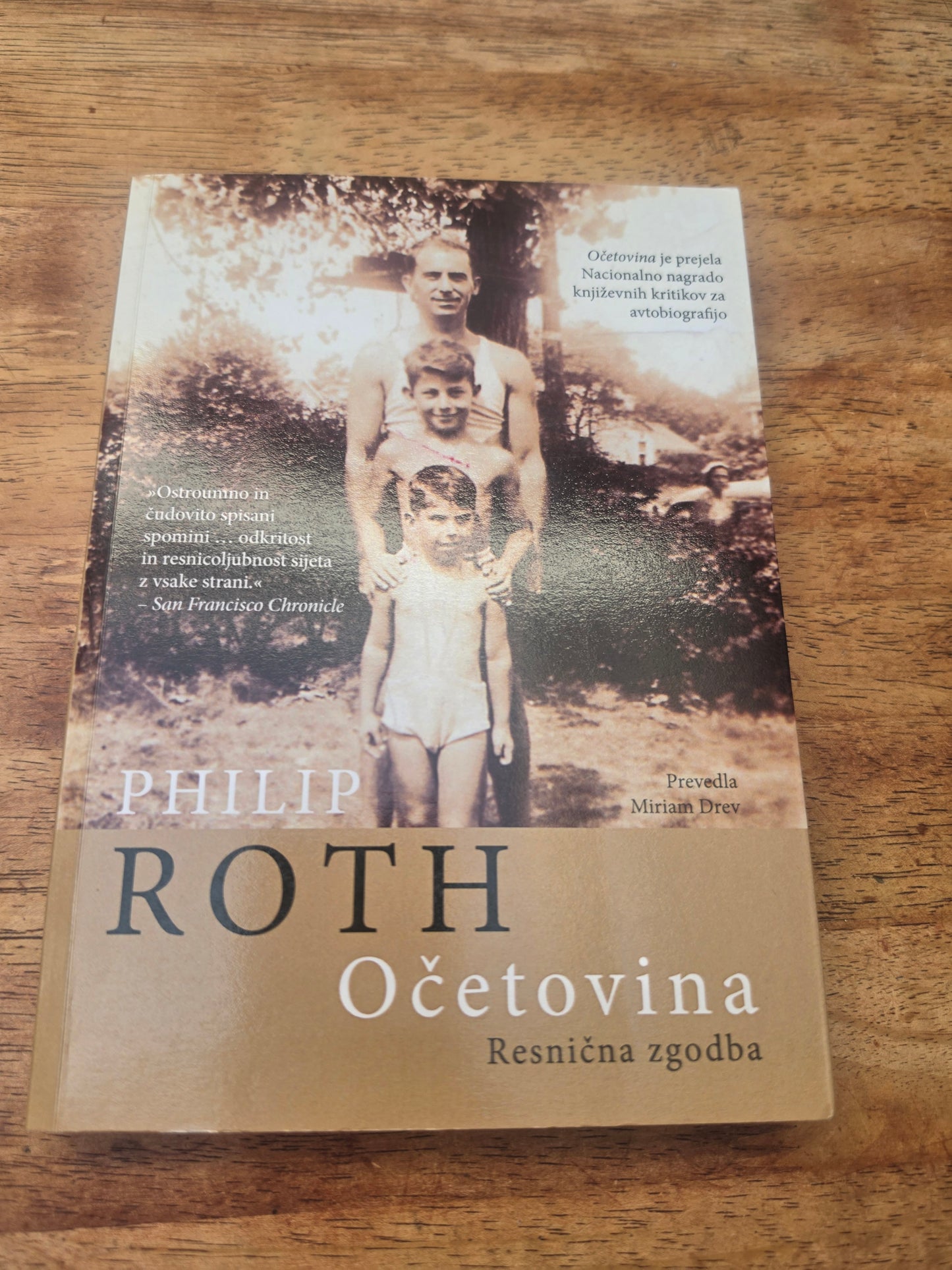 Očetovina resnična zgodba Philip Roth