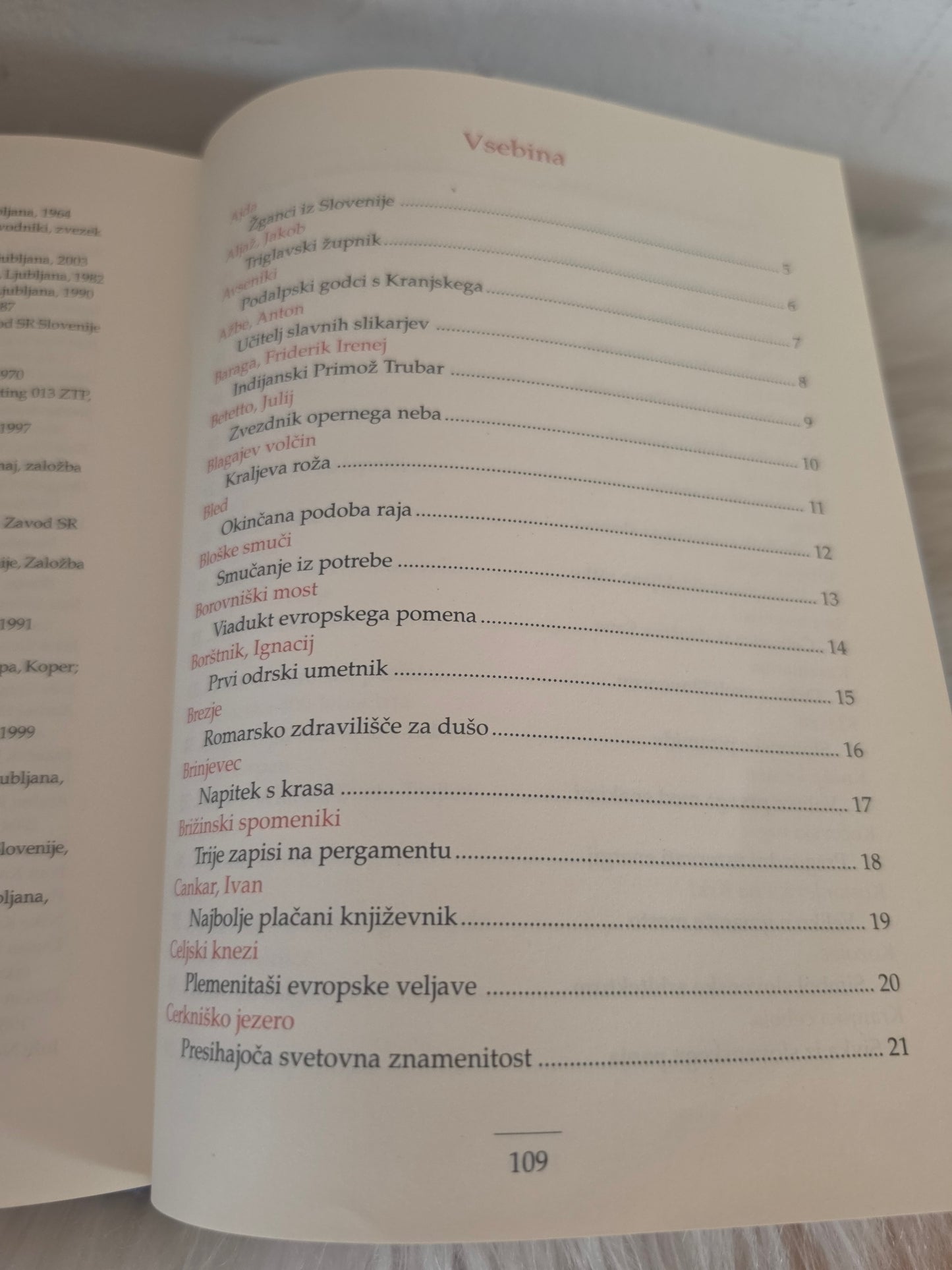 101 slovenska prepoznavnost Slovensko izročilo Svet knjige