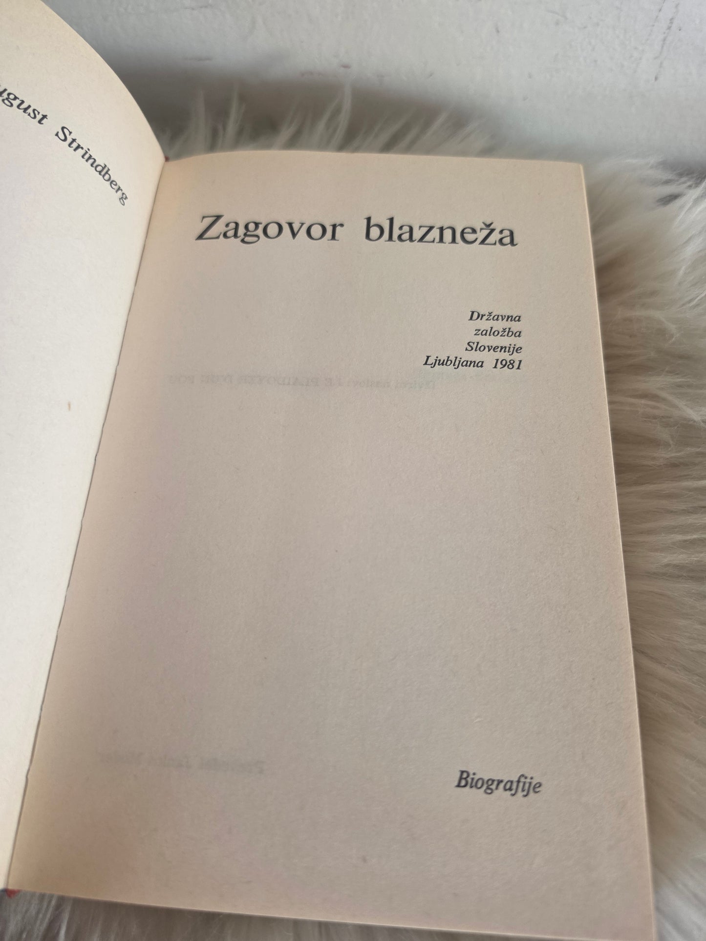 Zagovor blazneža Avgust Strindberg