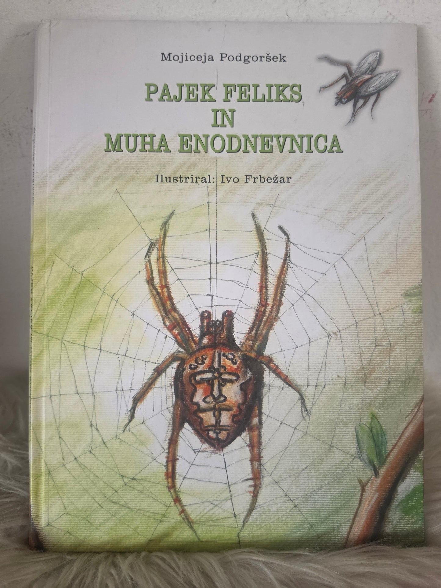 Pajek Feliks in muha enodnevnica Mojiceja Podgoršek