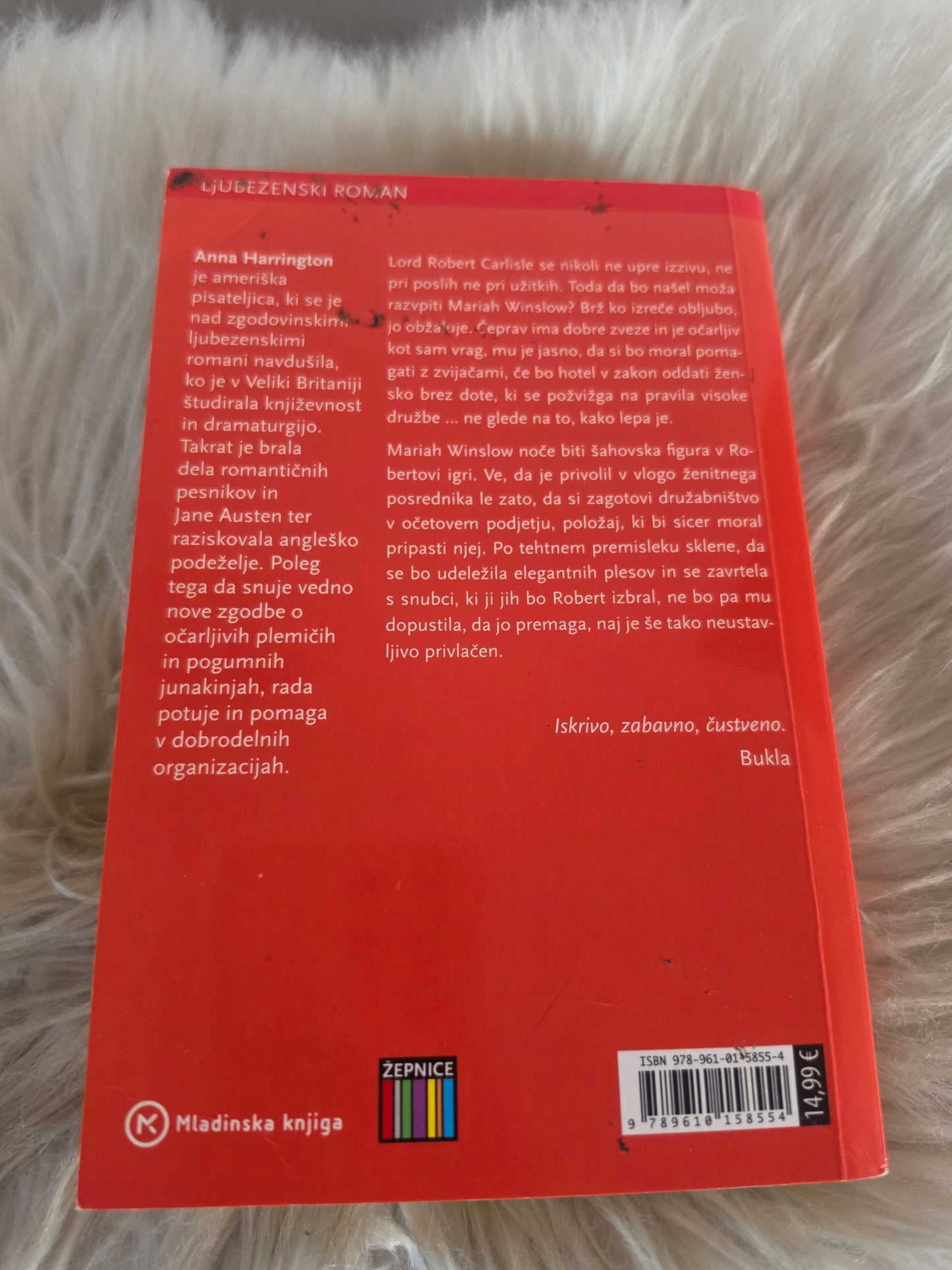 Očarljivcu po okusu Anna Harrington
