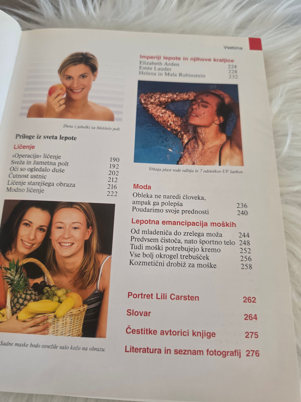 Lepota skozi letne čase, Lili Carsten.