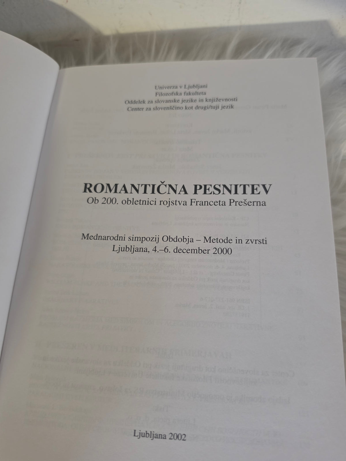 Romantična pesnitev ob 200.obletnici rojstva Franceta Prešerna več avtorjev